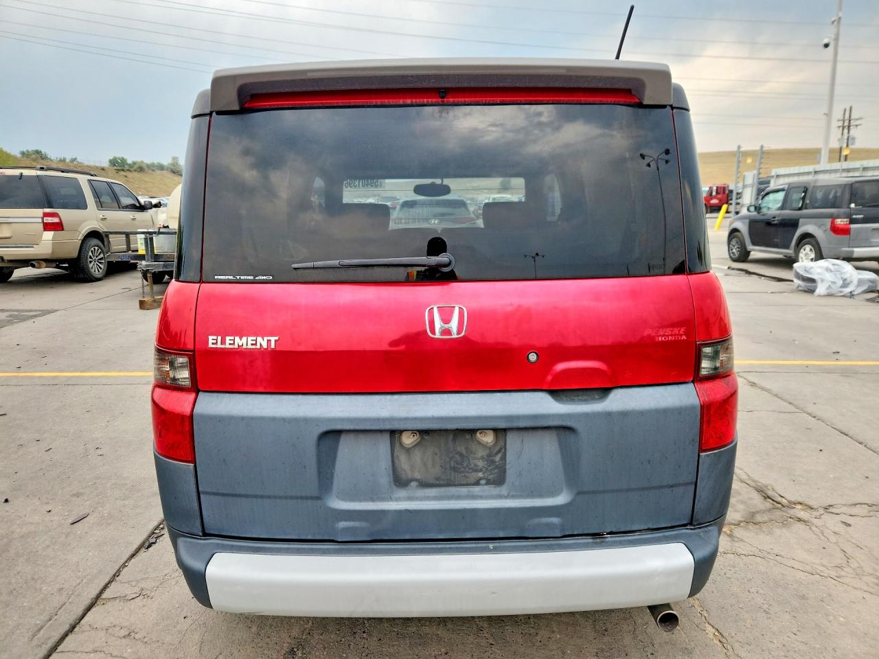 2005 Honda Element Ex Красный vin: 5J6YH28695L011868