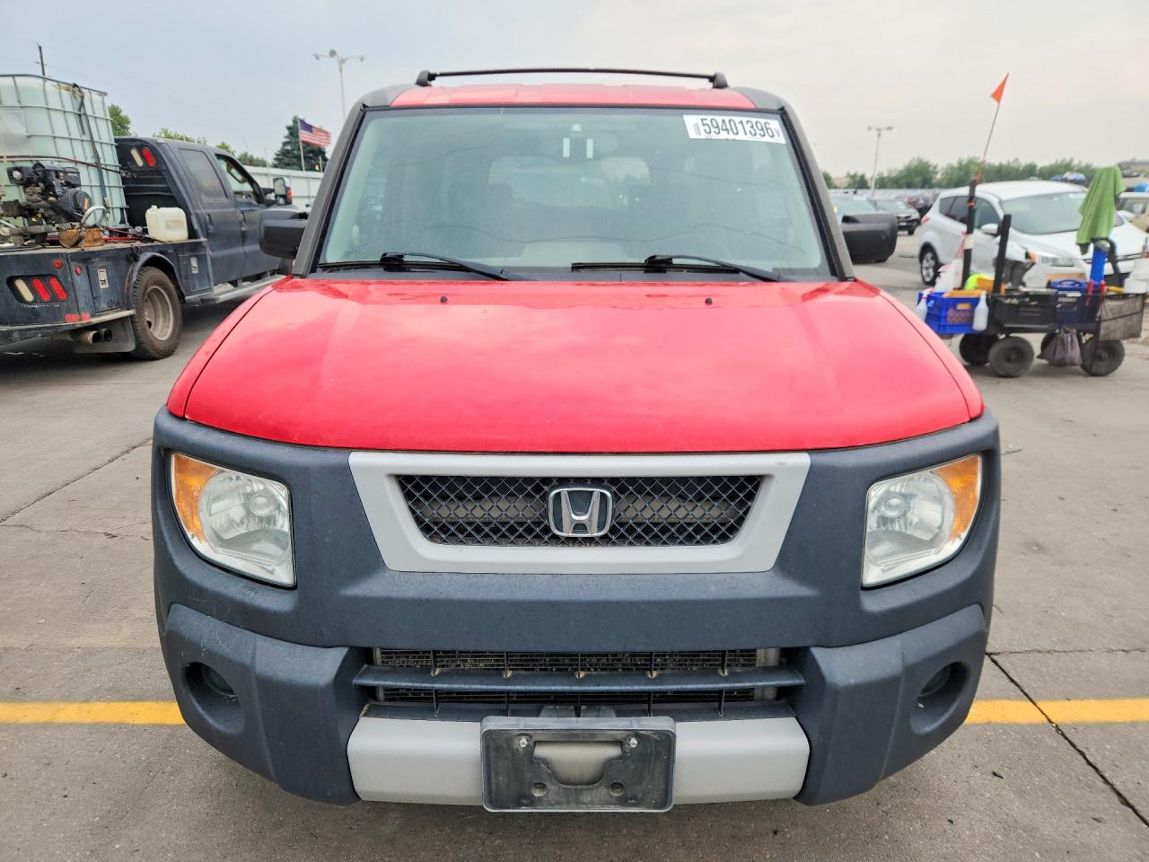 2005 Honda Element Ex Красный vin: 5J6YH28695L011868