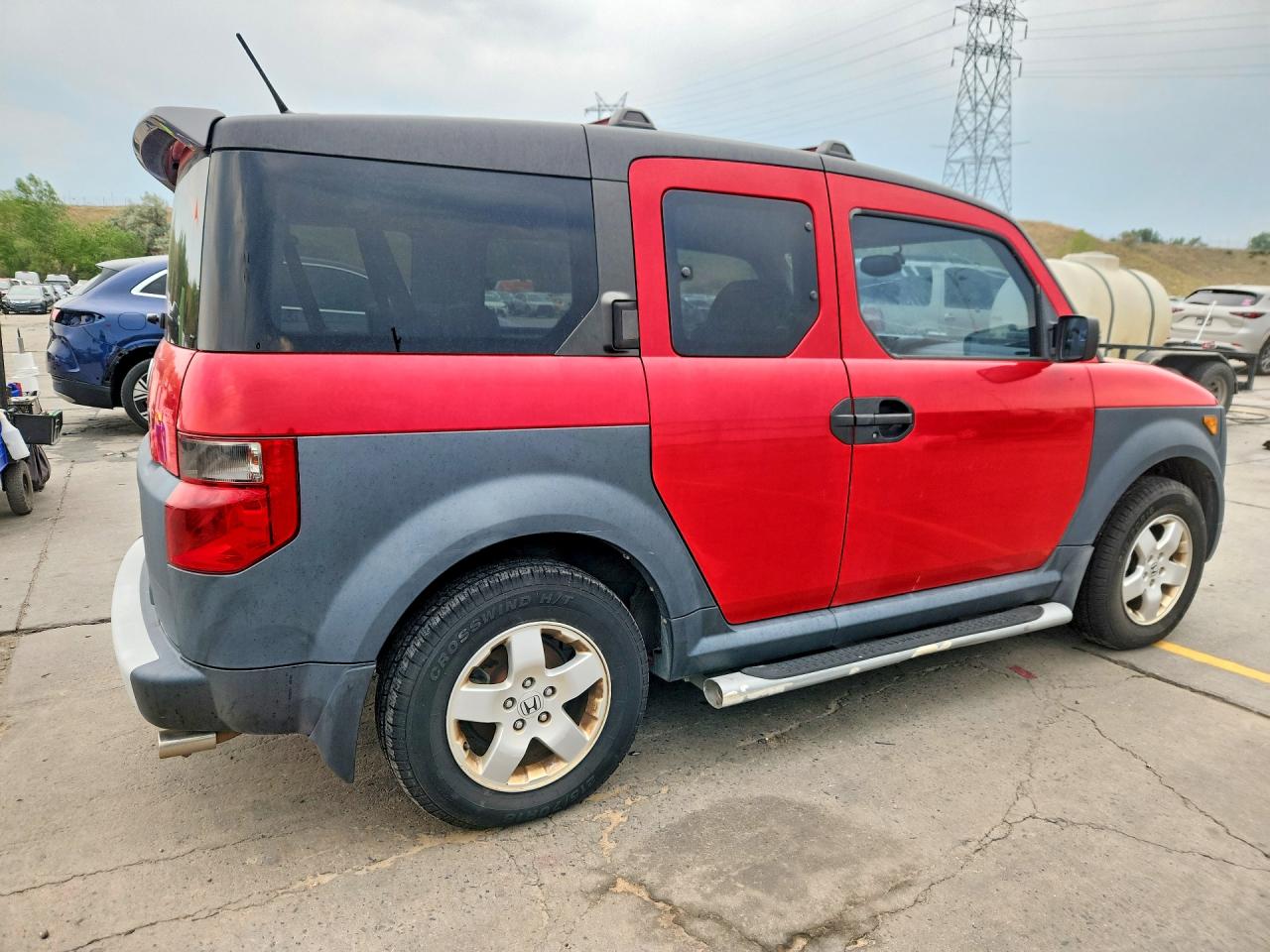 2005 Honda Element Ex Красный vin: 5J6YH28695L011868