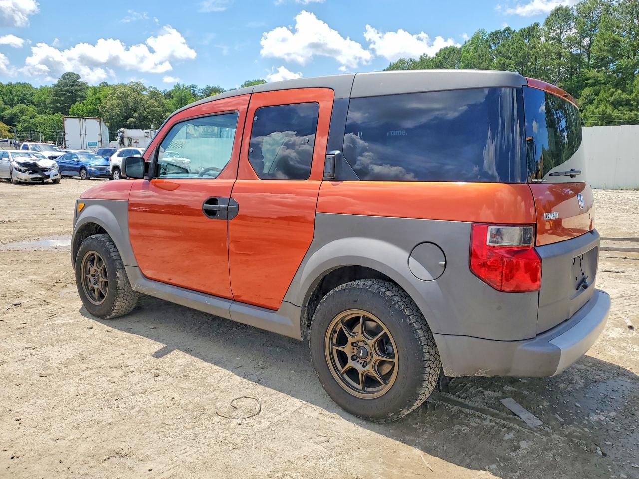2005 Honda Element Ex Orange vin: 5J6YH28695L013233