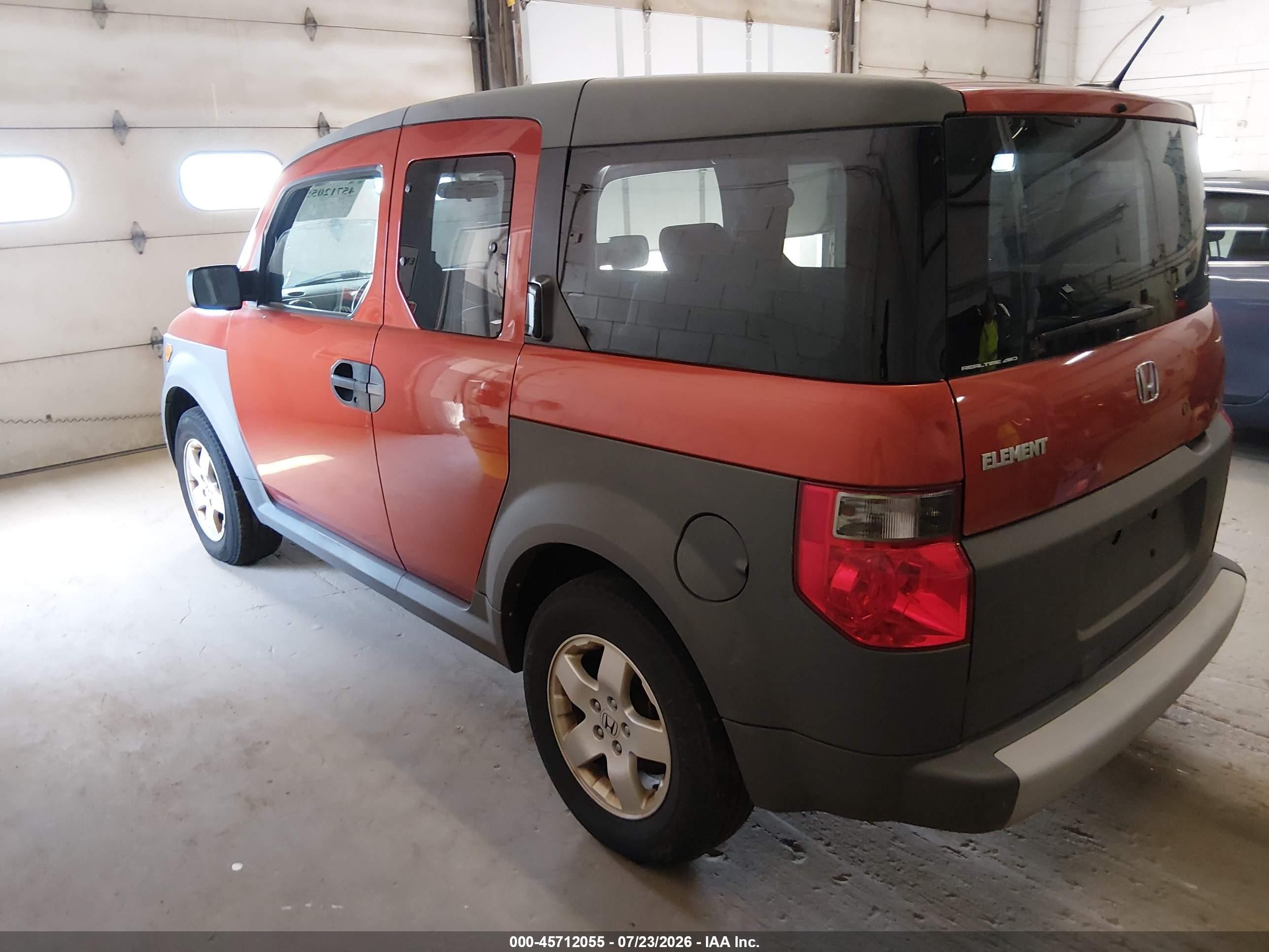 2005 Honda Element Ex Orange vin: 5J6YH28695L015516