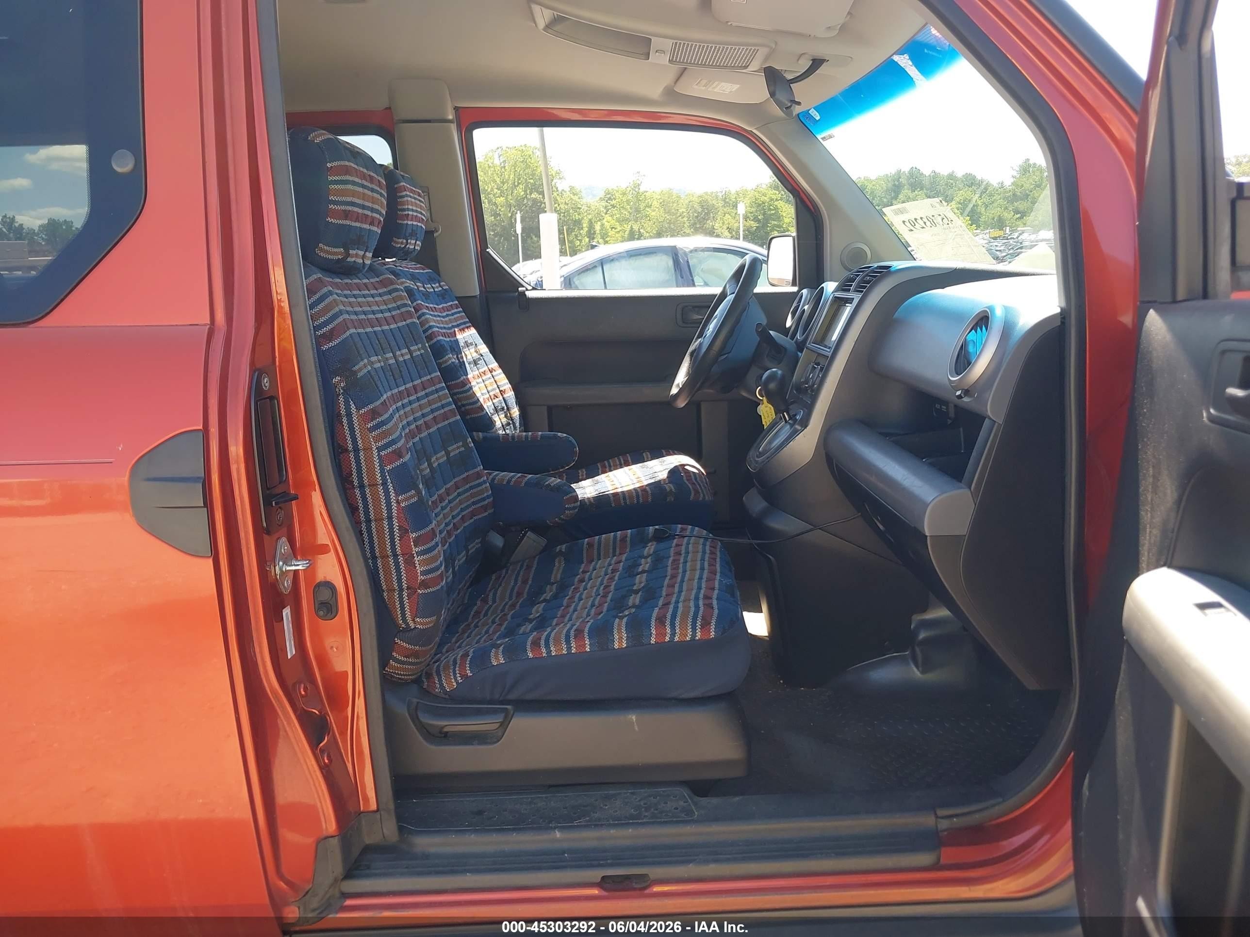 2005 Honda Element Ex Orange vin: 5J6YH28695L017590