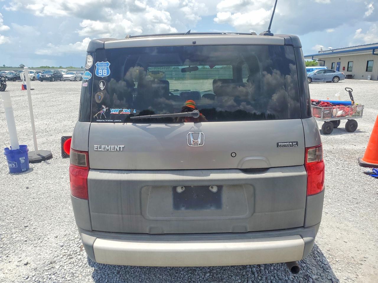 2005 Honda Element Ex Gray vin: 5J6YH28695L018027