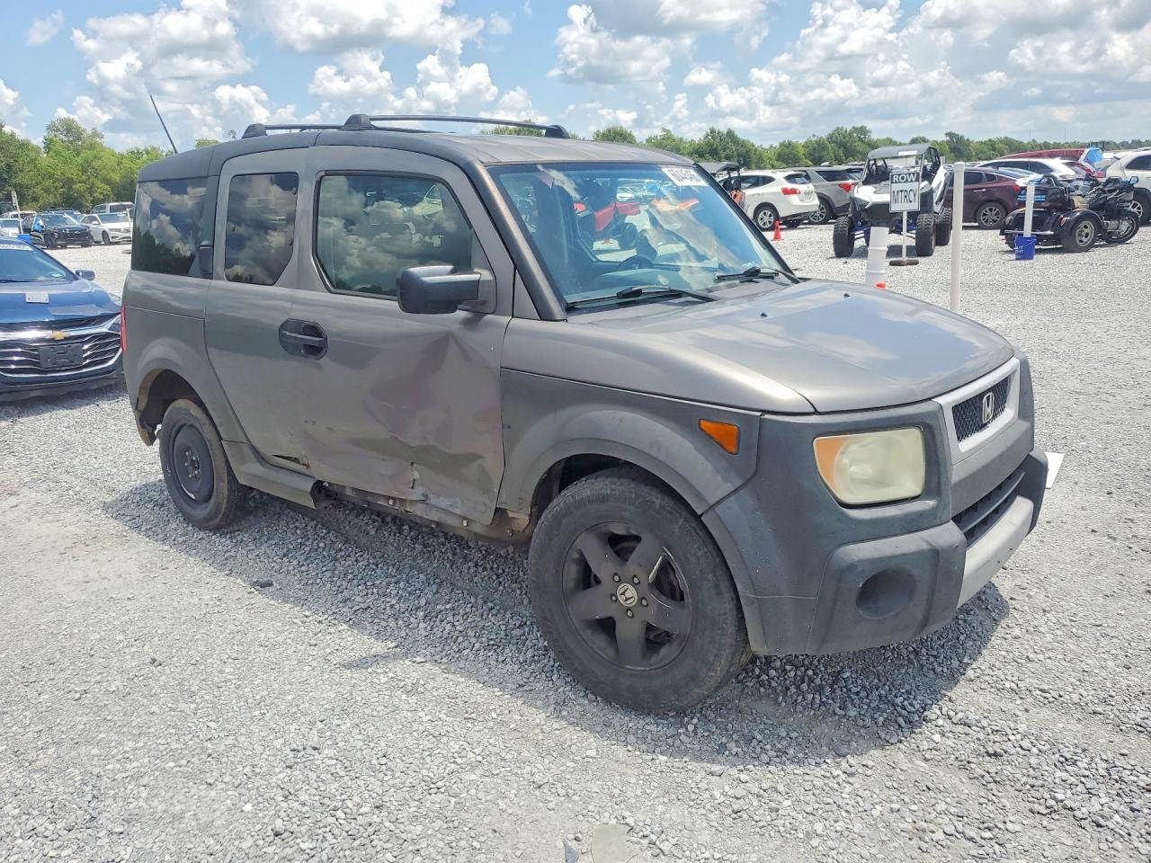 2005 Honda Element Ex Gray vin: 5J6YH28695L018027
