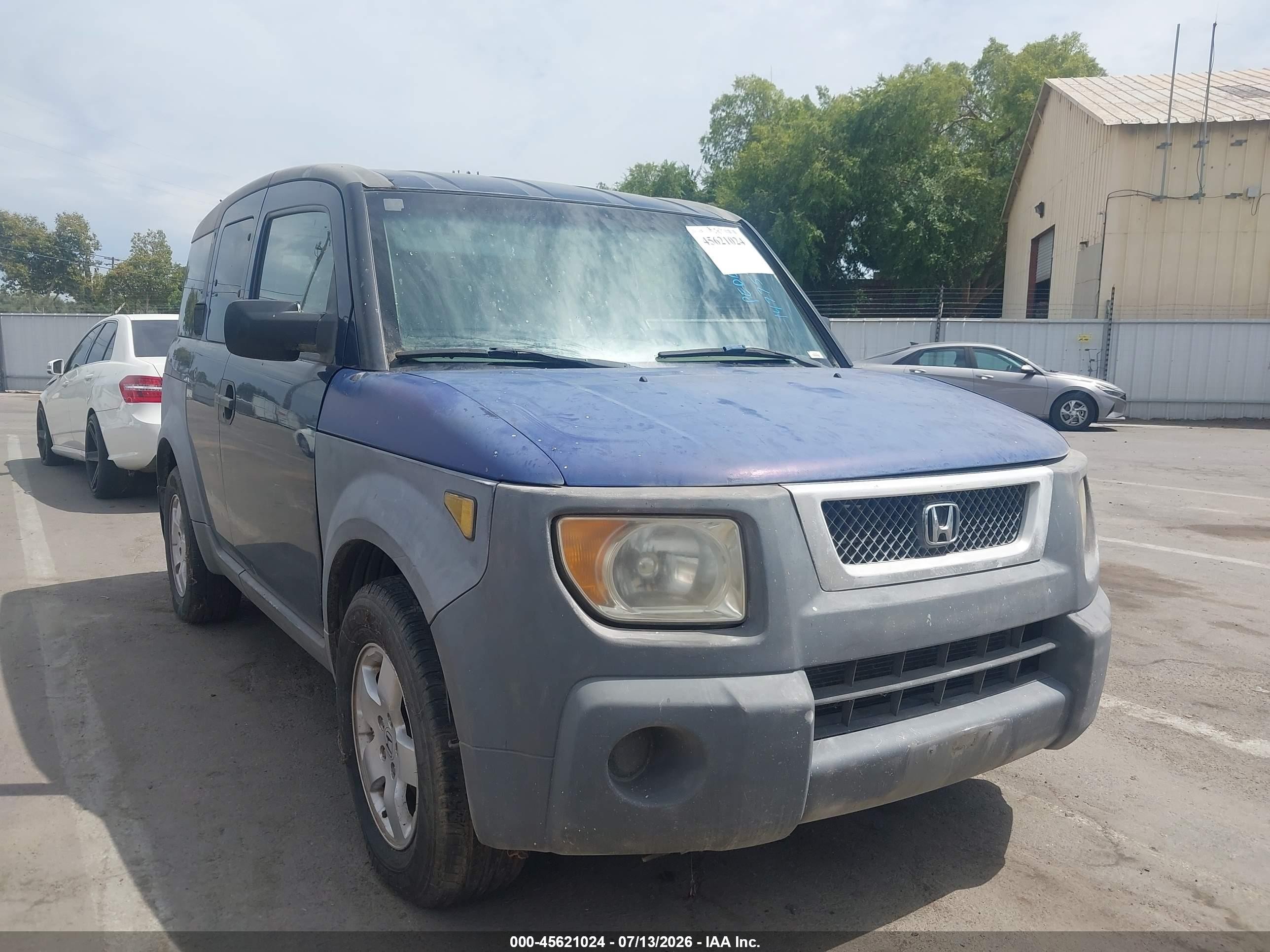 2003 Honda Element Ex Blue vin: 5J6YH286X3L050546
