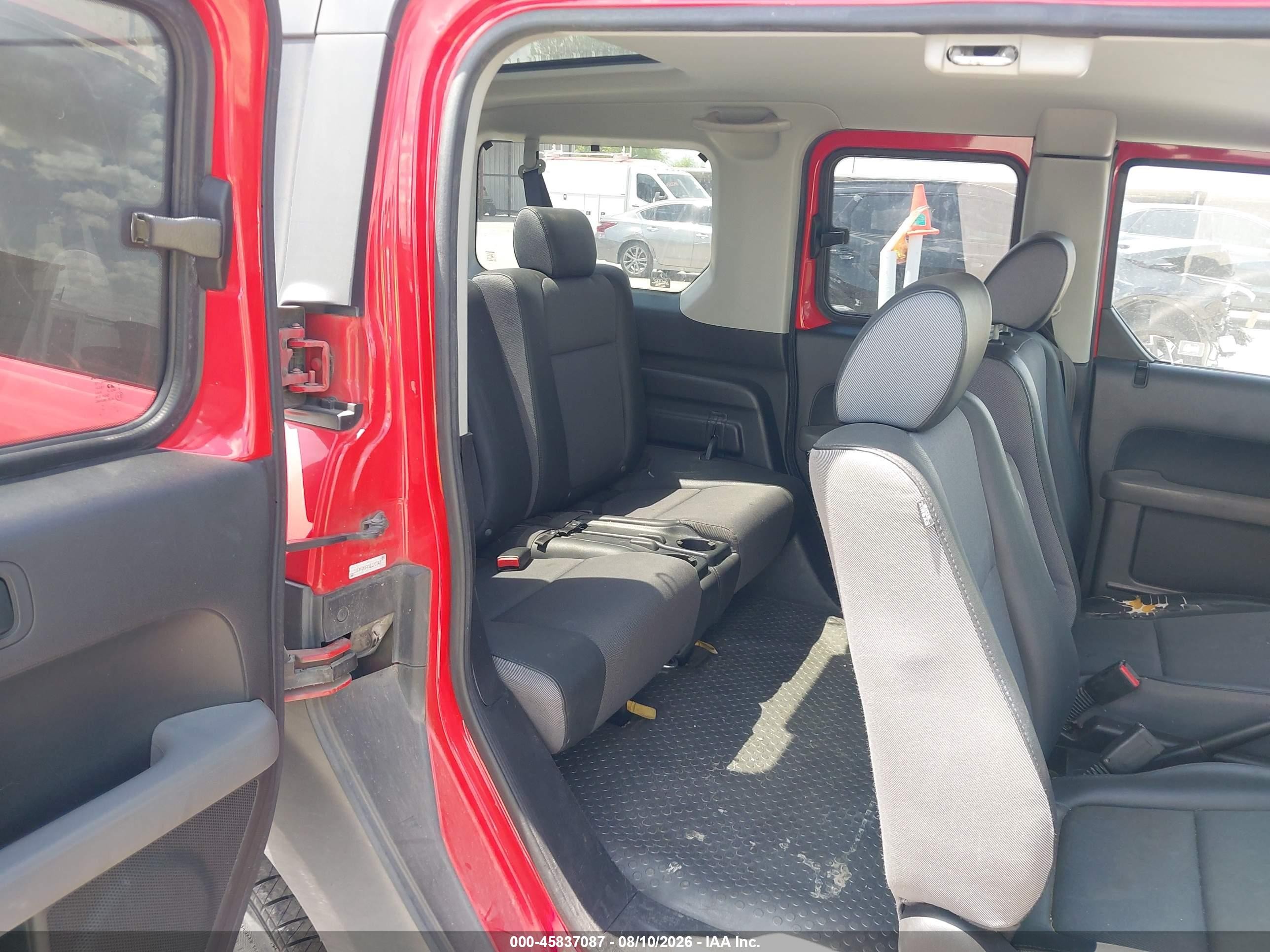 2005 Honda Element Ex Red vin: 5J6YH286X5L020742