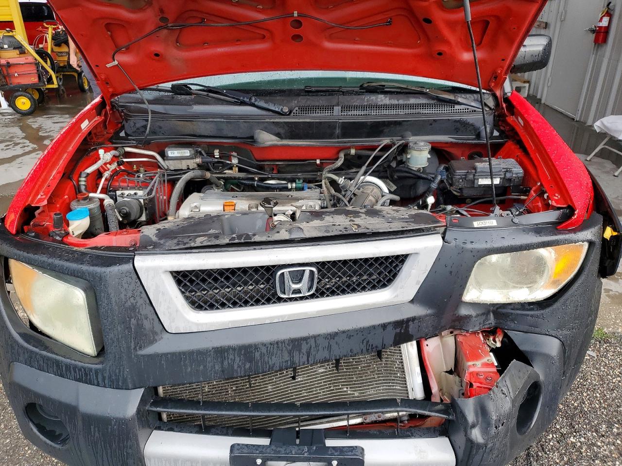 2005 Honda Element Ex Red vin: 5J6YH286X5L027304