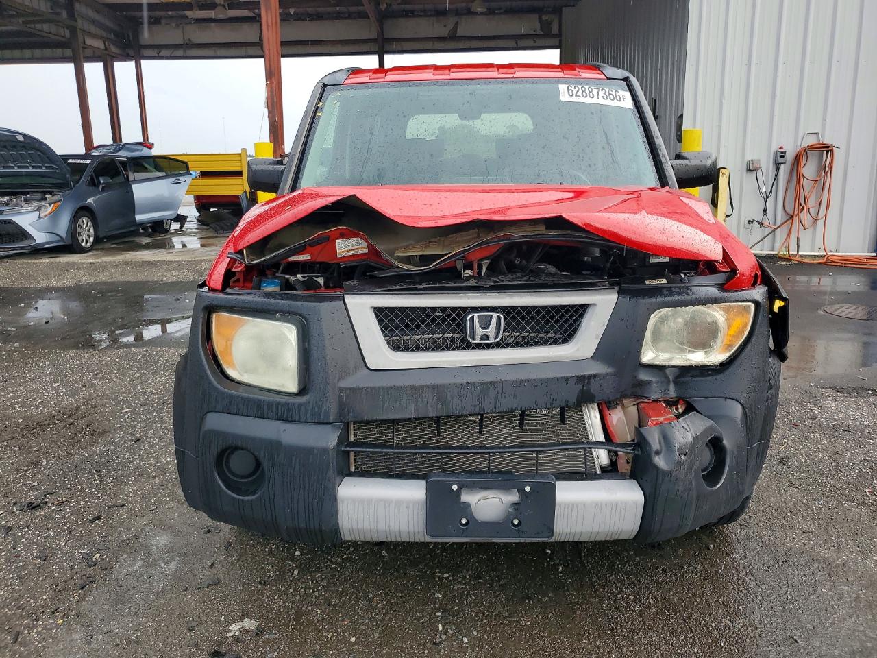 2005 Honda Element Ex Red vin: 5J6YH286X5L027304