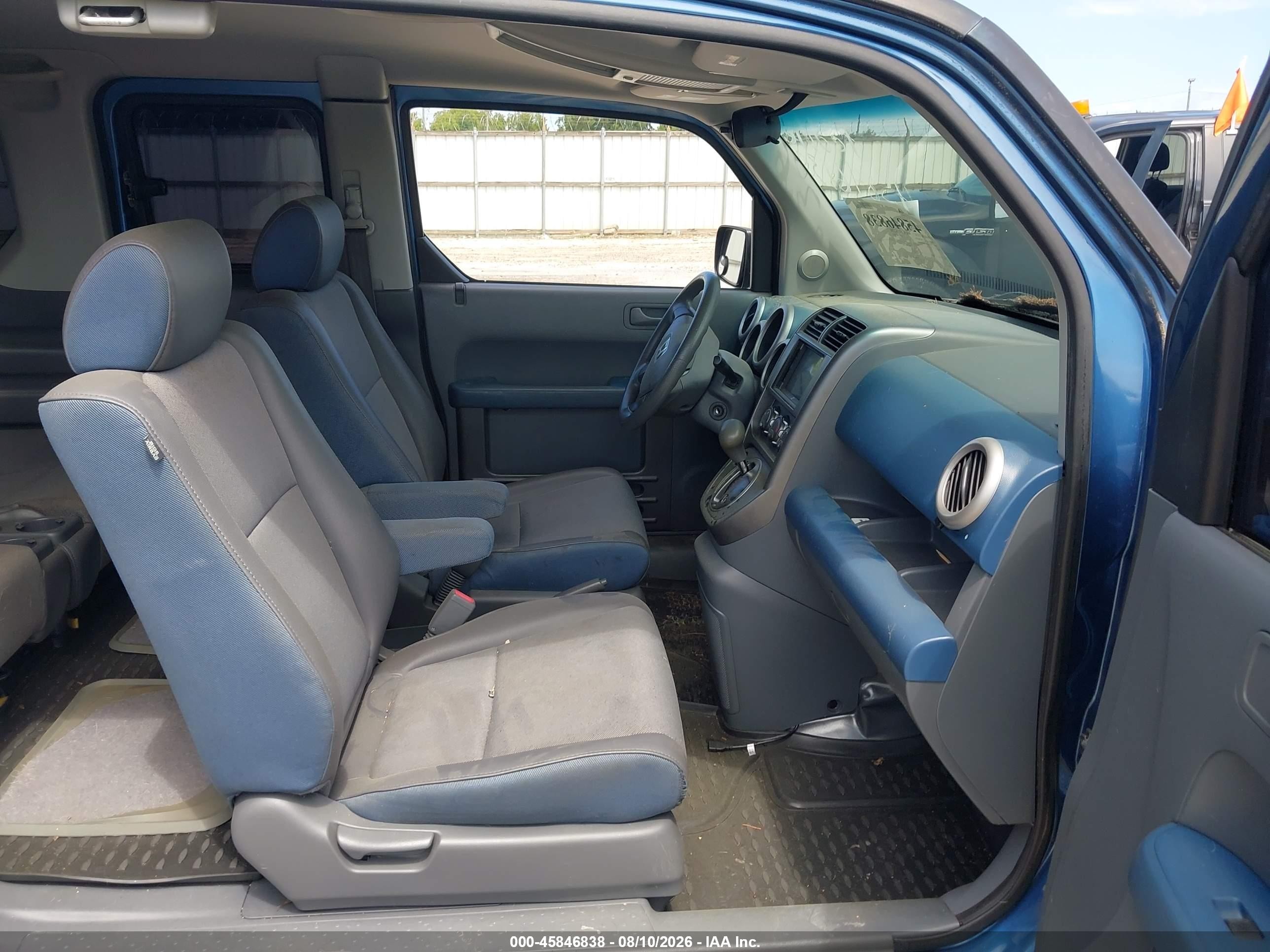 2006 Honda Element Ex Blue vin: 5J6YH286X6L004848
