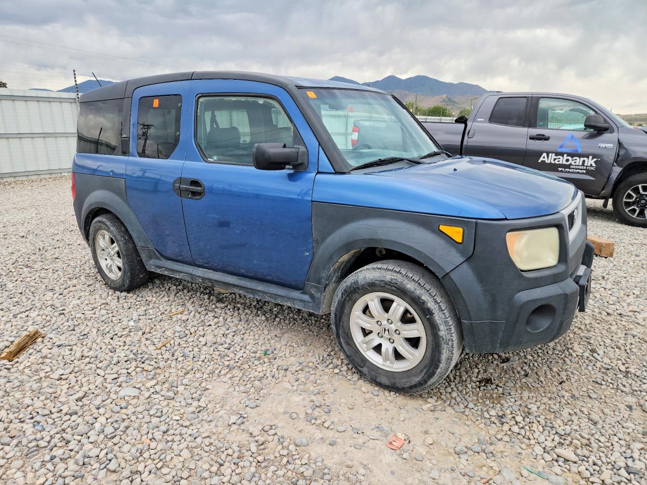 2006 Honda Element Ex Blue vin: 5J6YH286X6L020404