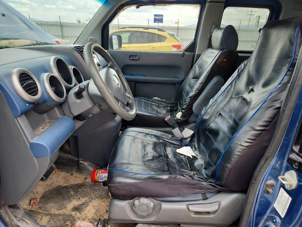 2006 Honda Element Ex Blue vin: 5J6YH286X6L020404