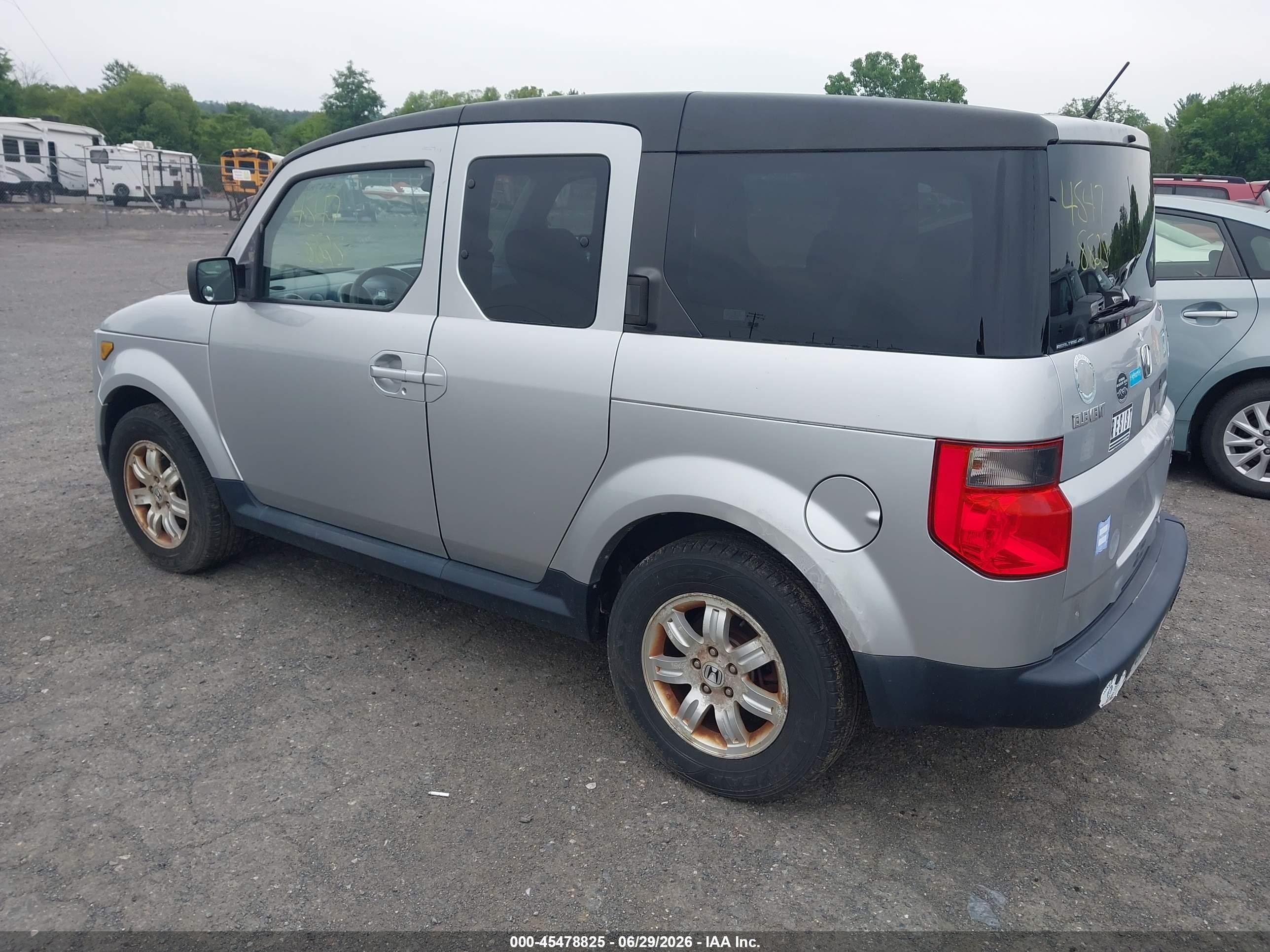 2006 Honda Element Ex-p Silver vin: 5J6YH28706L004396