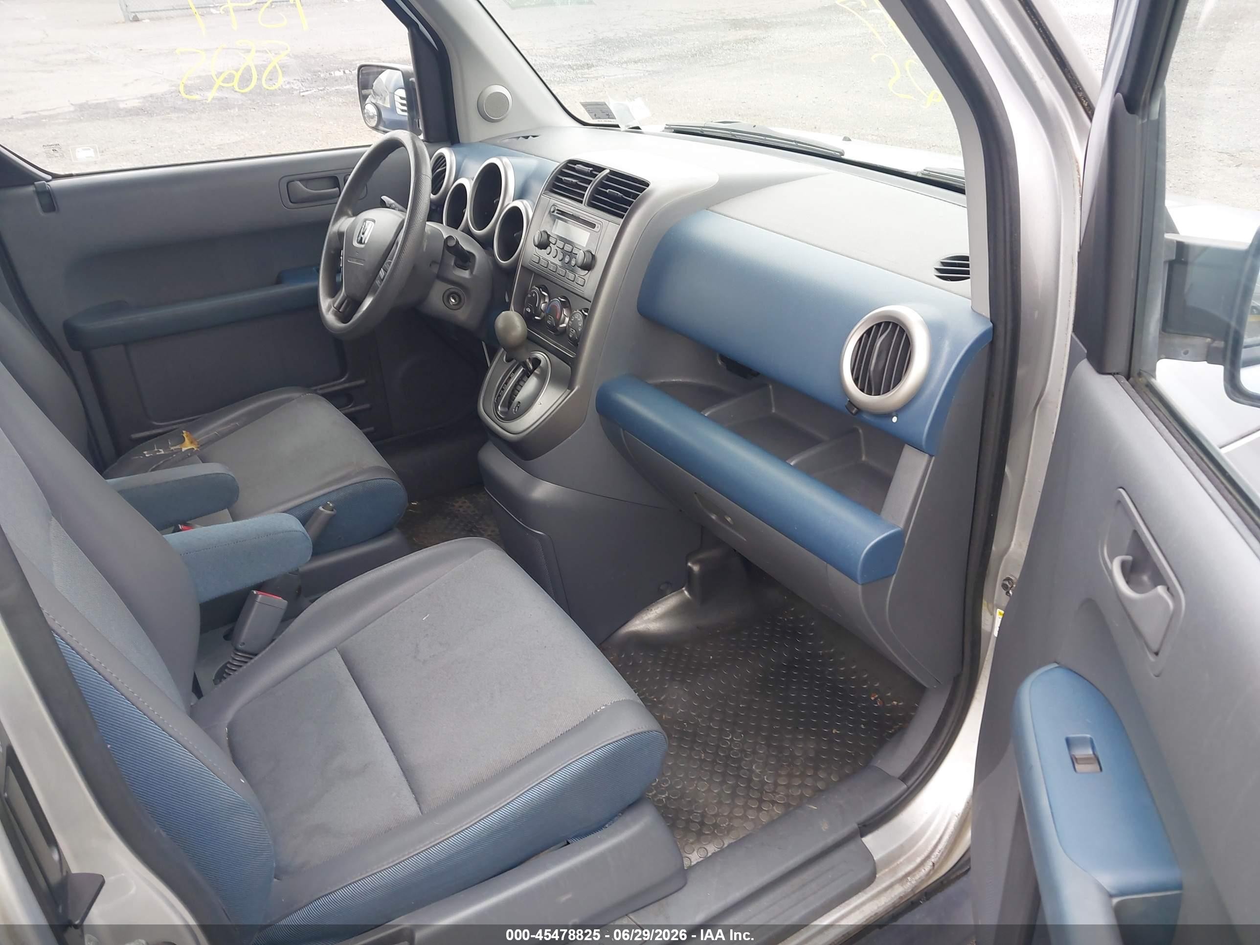 2006 Honda Element Ex-p Silver vin: 5J6YH28706L004396