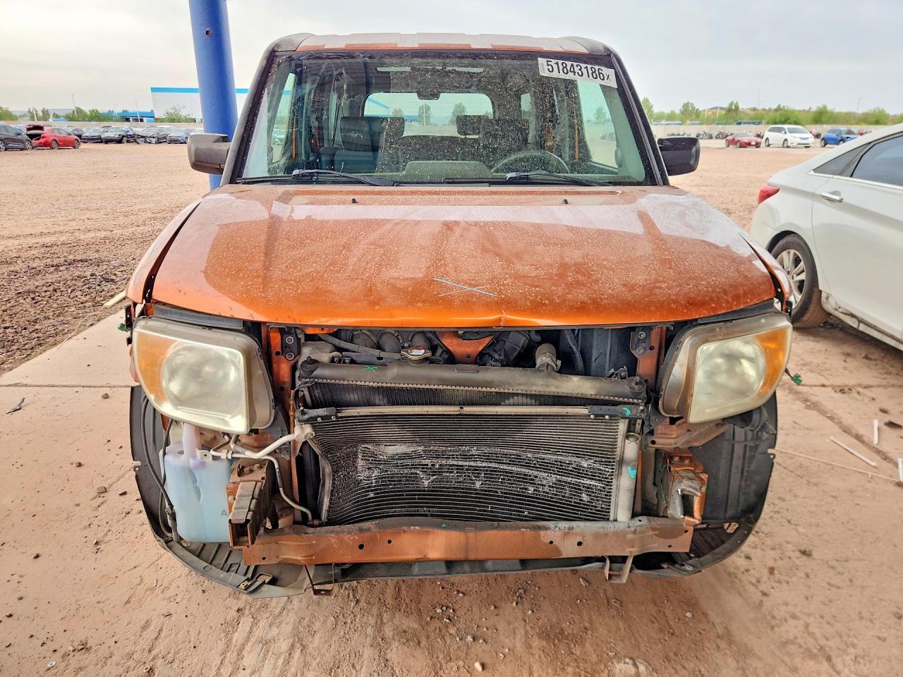2006 Honda Element Ex Orange vin: 5J6YH28706L009923