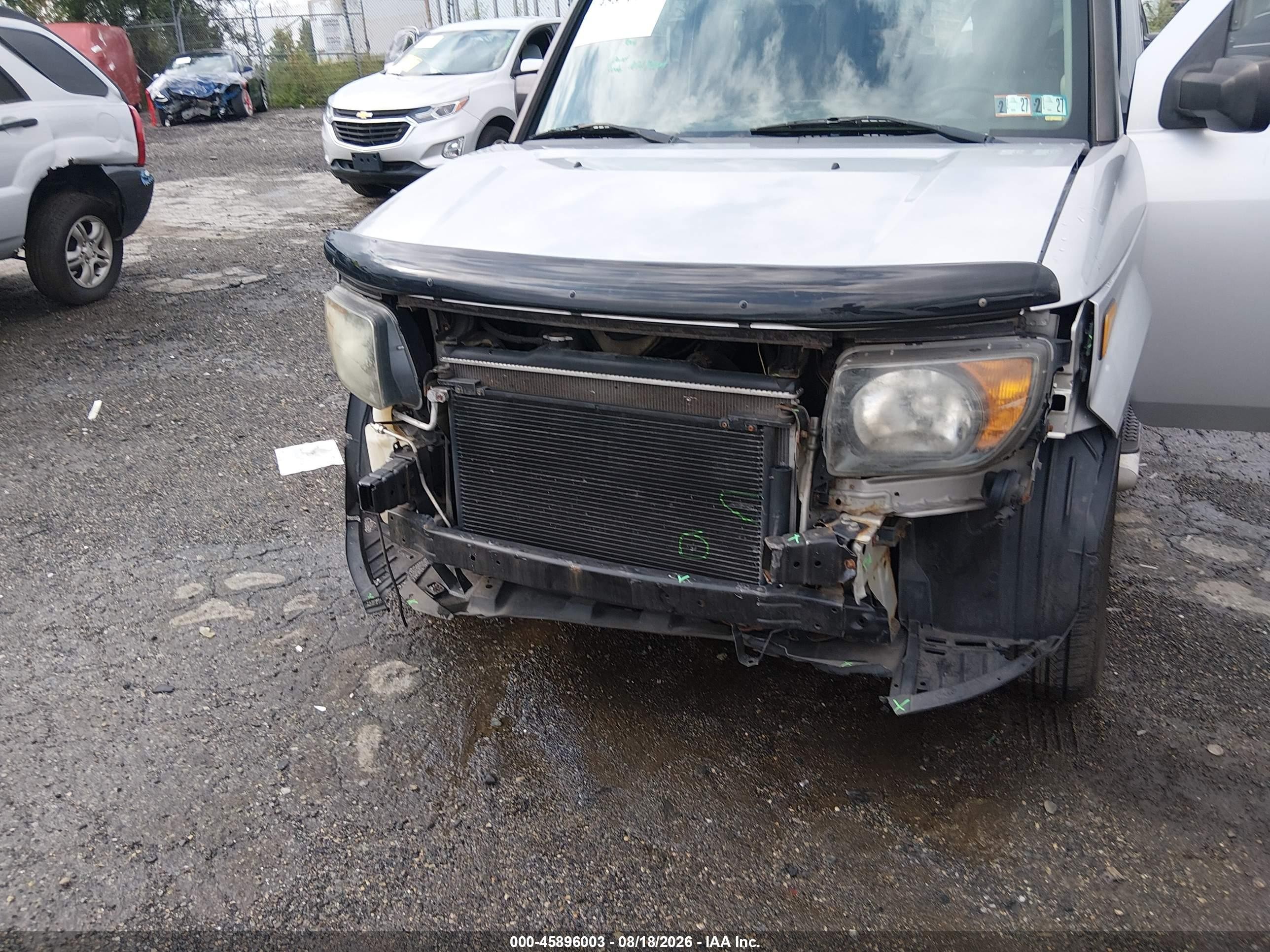 2007 Honda Element Ex Silver vin: 5J6YH28707L006683