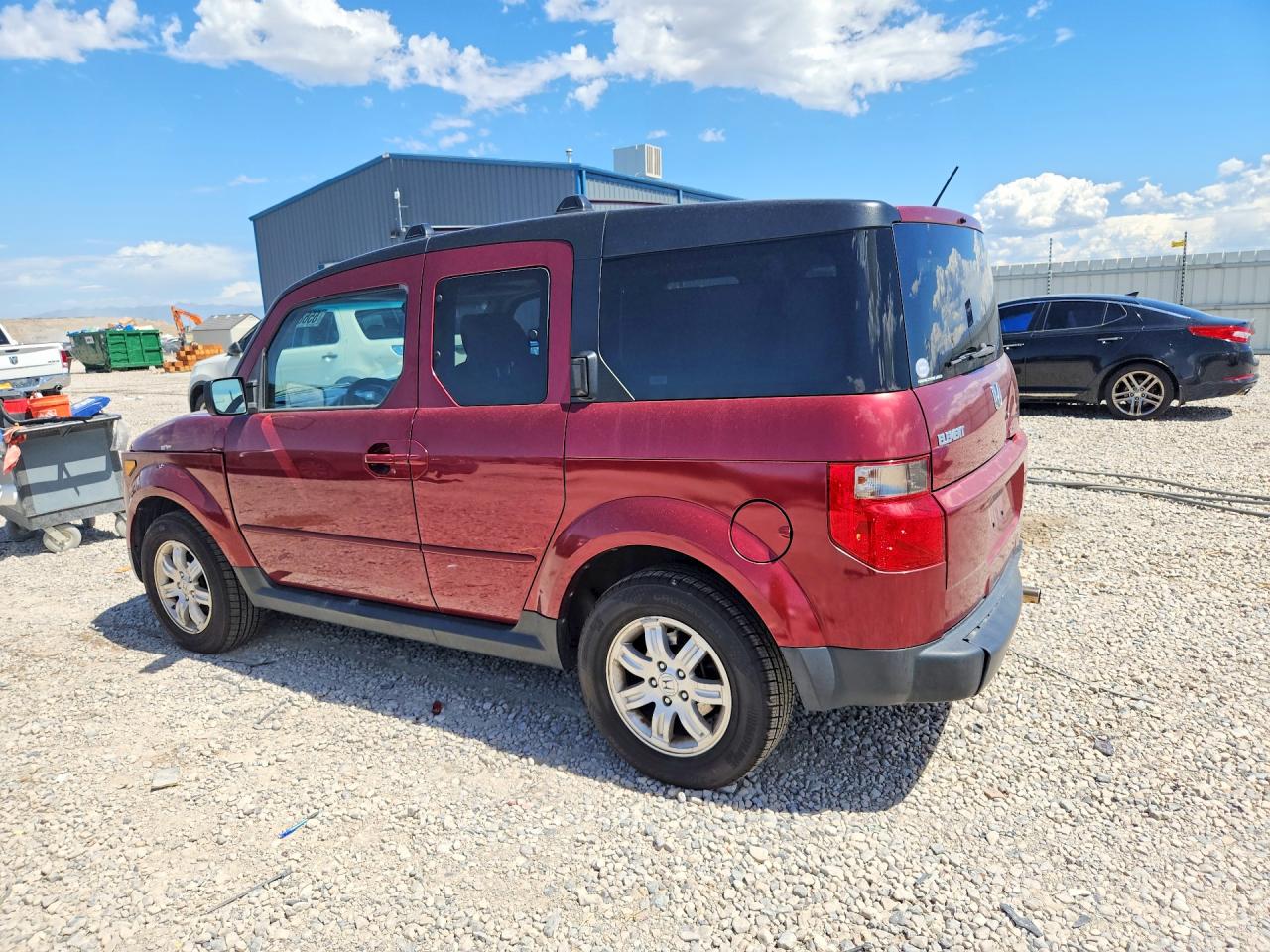 2007 Honda Element Ex Burgundy vin: 5J6YH28707L006750