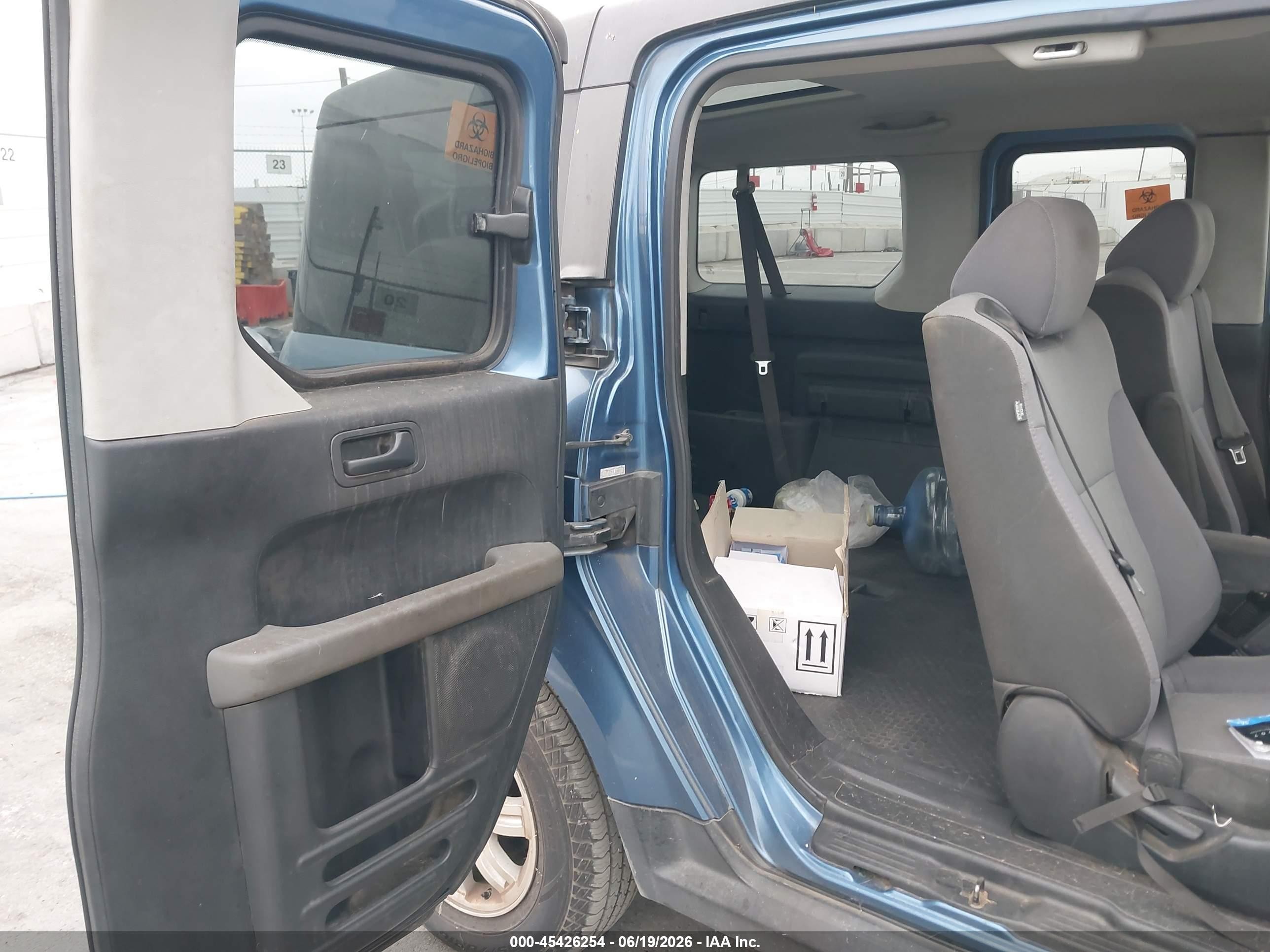 2007 Honda Element Ex Blue vin: 5J6YH28707L009891