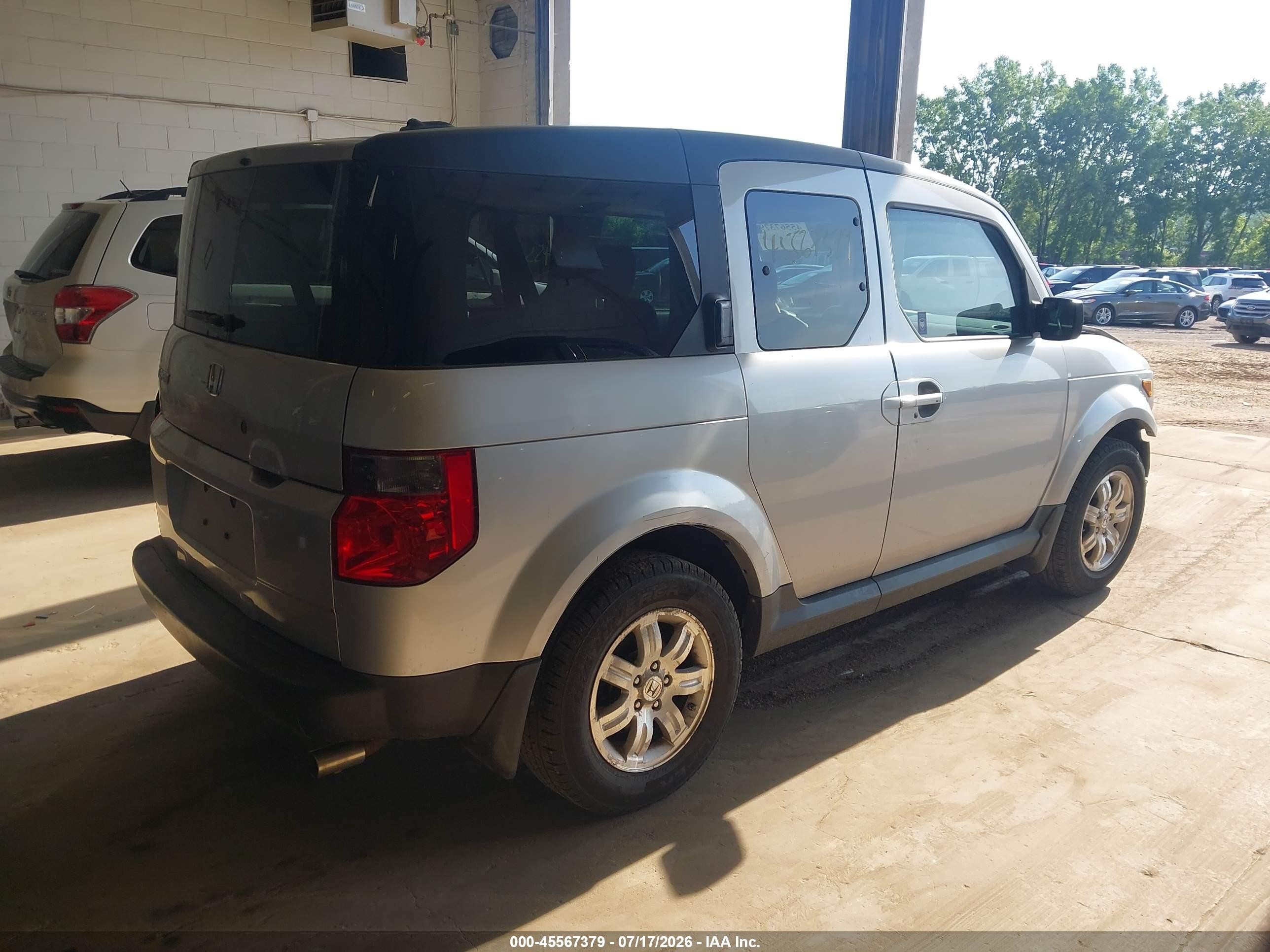 2008 Honda Element Ex Silver vin: 5J6YH28708L005423