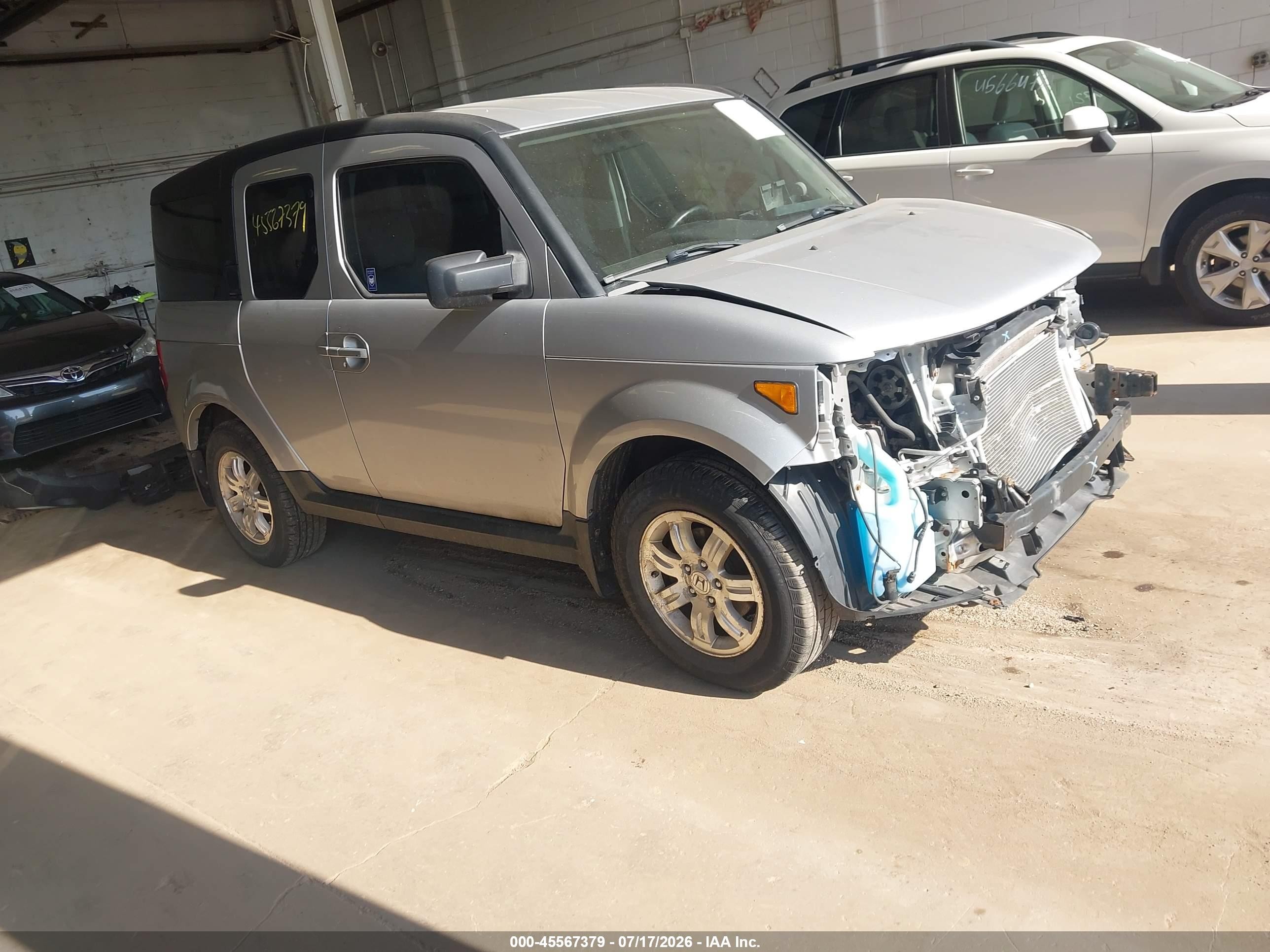 2008 Honda Element Ex Silver vin: 5J6YH28708L005423