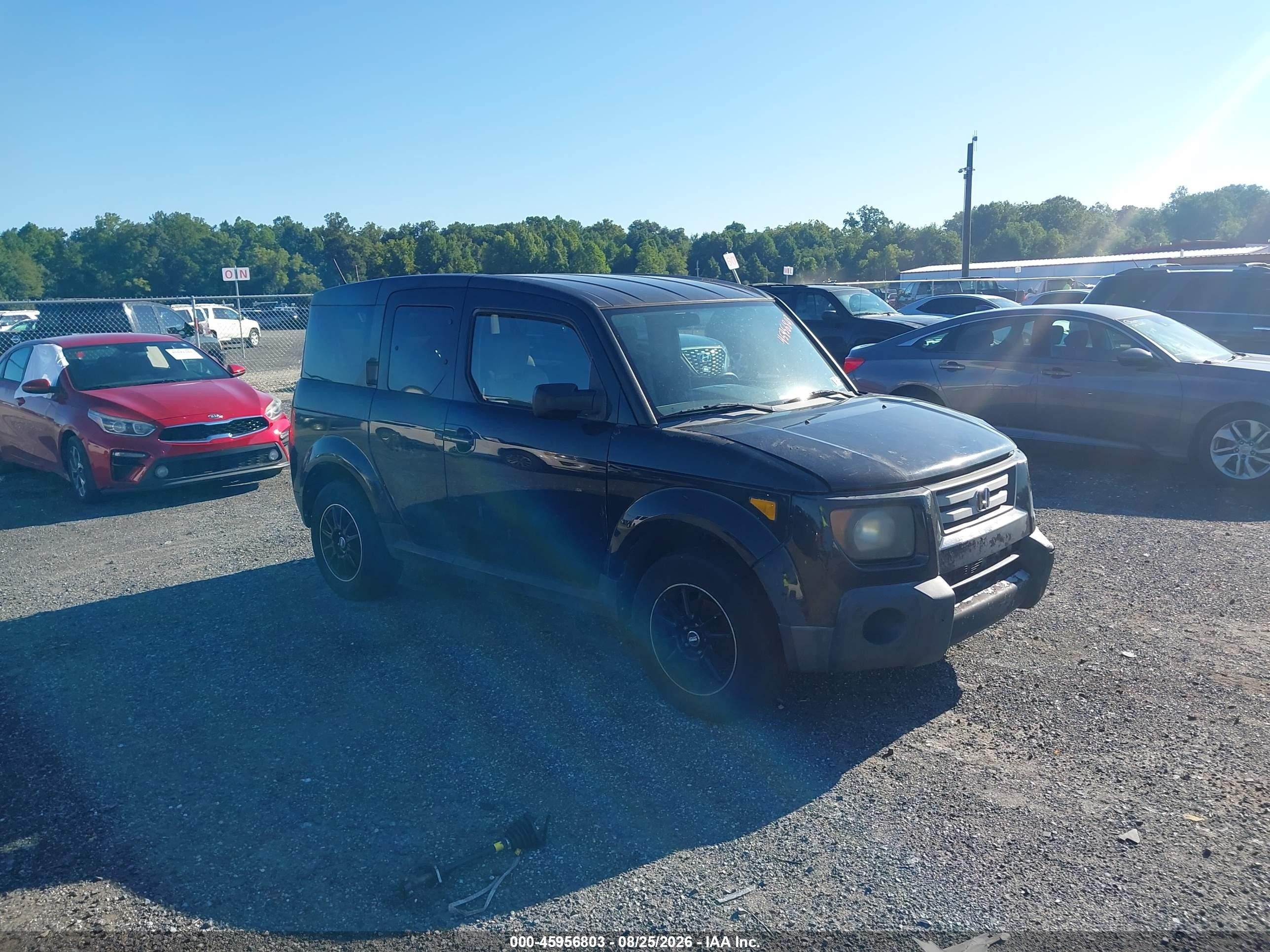2008 Honda Element Ex Черный vin: 5J6YH28708L005809