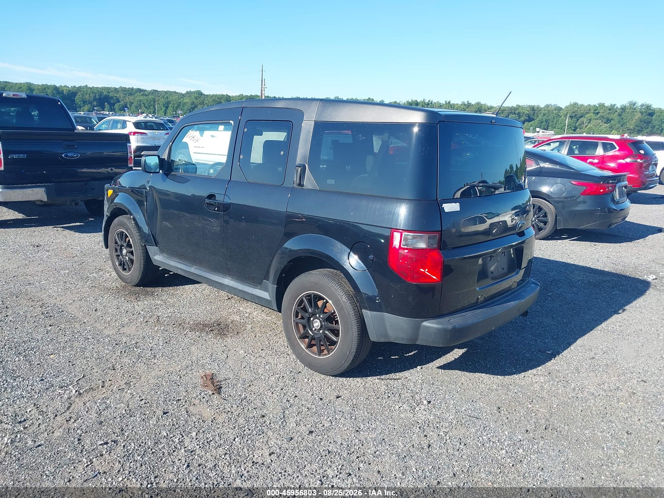 2008 Honda Element Ex Black vin: 5J6YH28708L005809