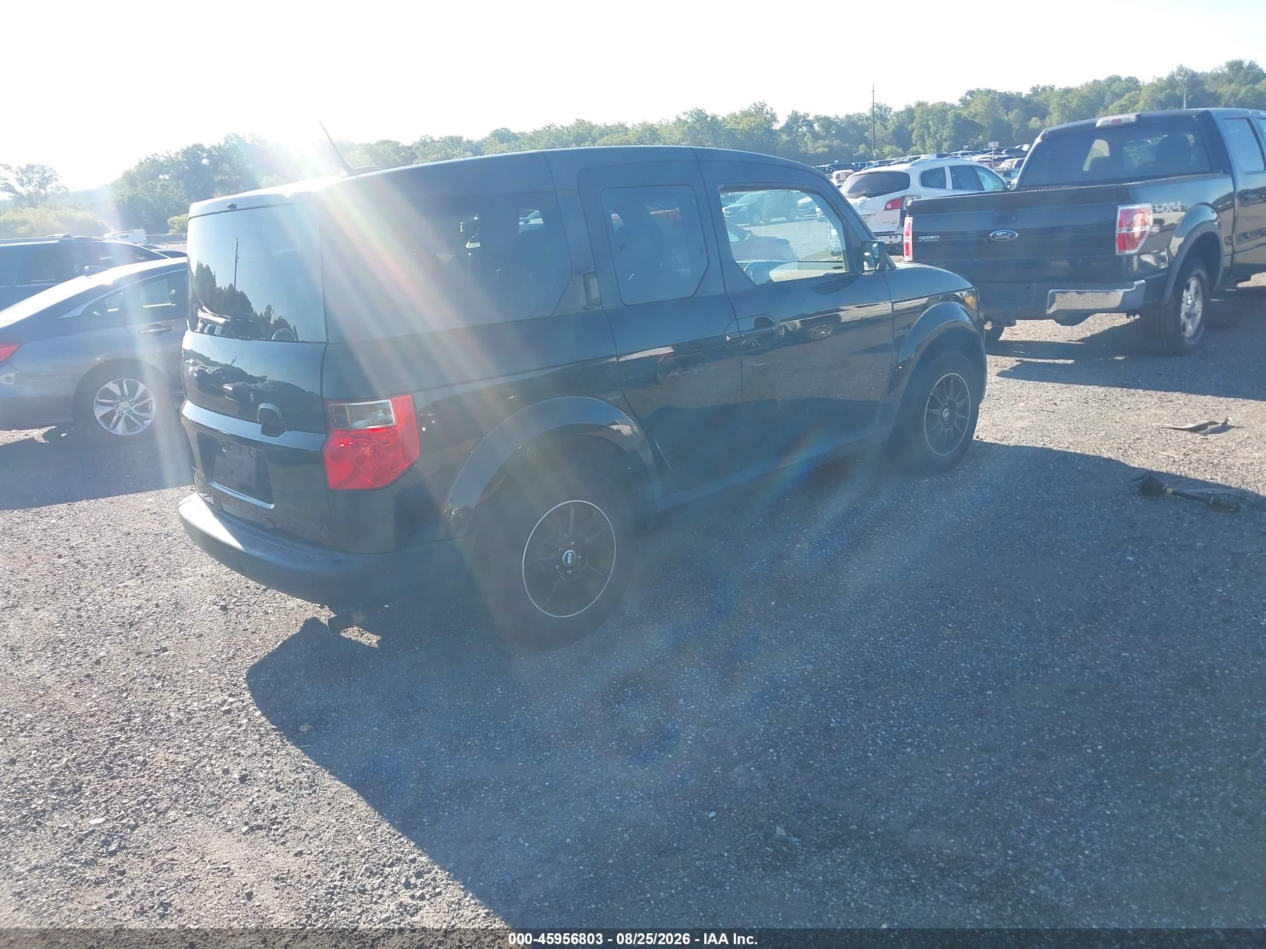 2008 Honda Element Ex Black vin: 5J6YH28708L005809