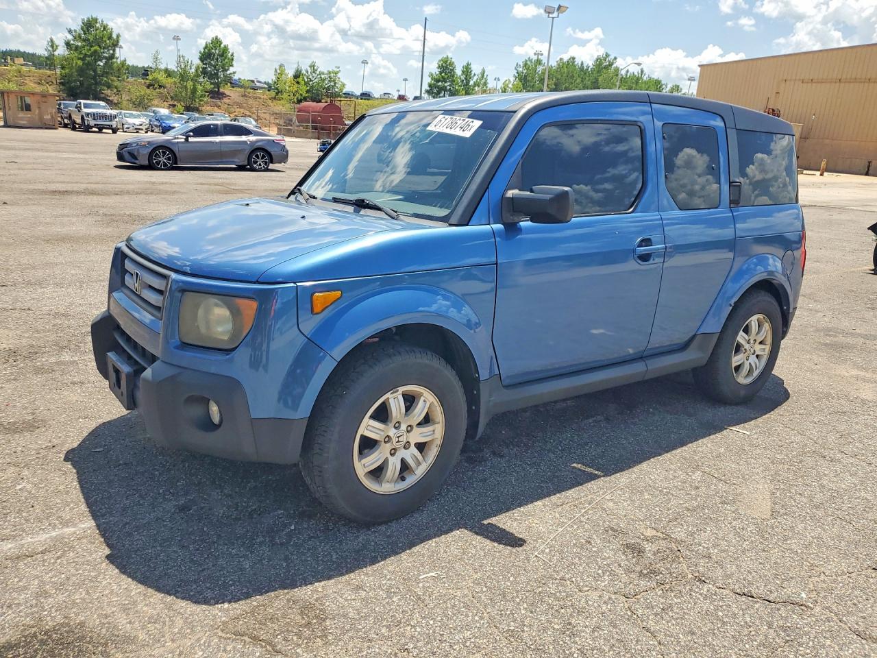 2008 Honda Element Ex Blue vin: 5J6YH28708L010847