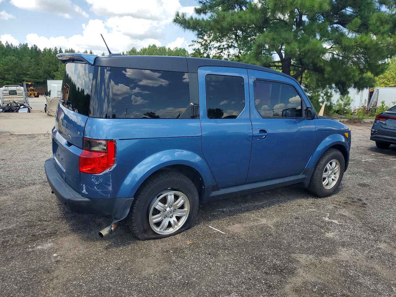 2008 Honda Element Ex Blue vin: 5J6YH28708L010847