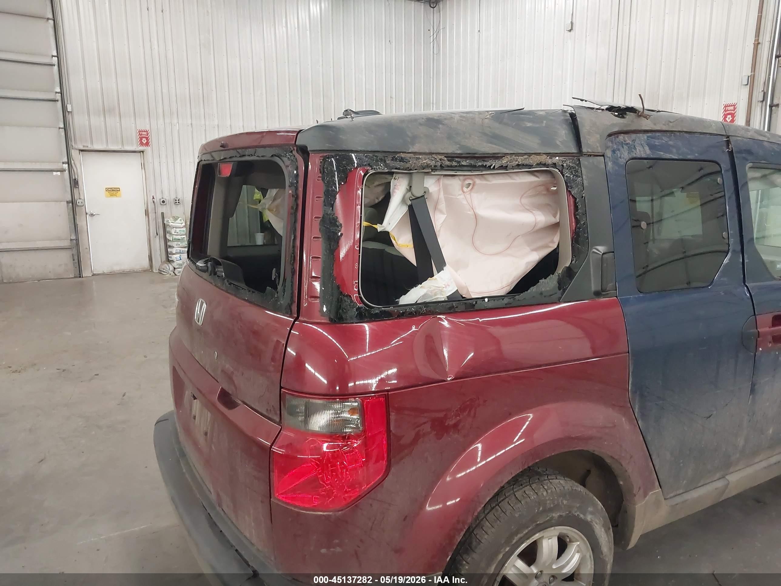 2008 Honda Element Ex Темно-бордовый vin: 5J6YH28708L012663