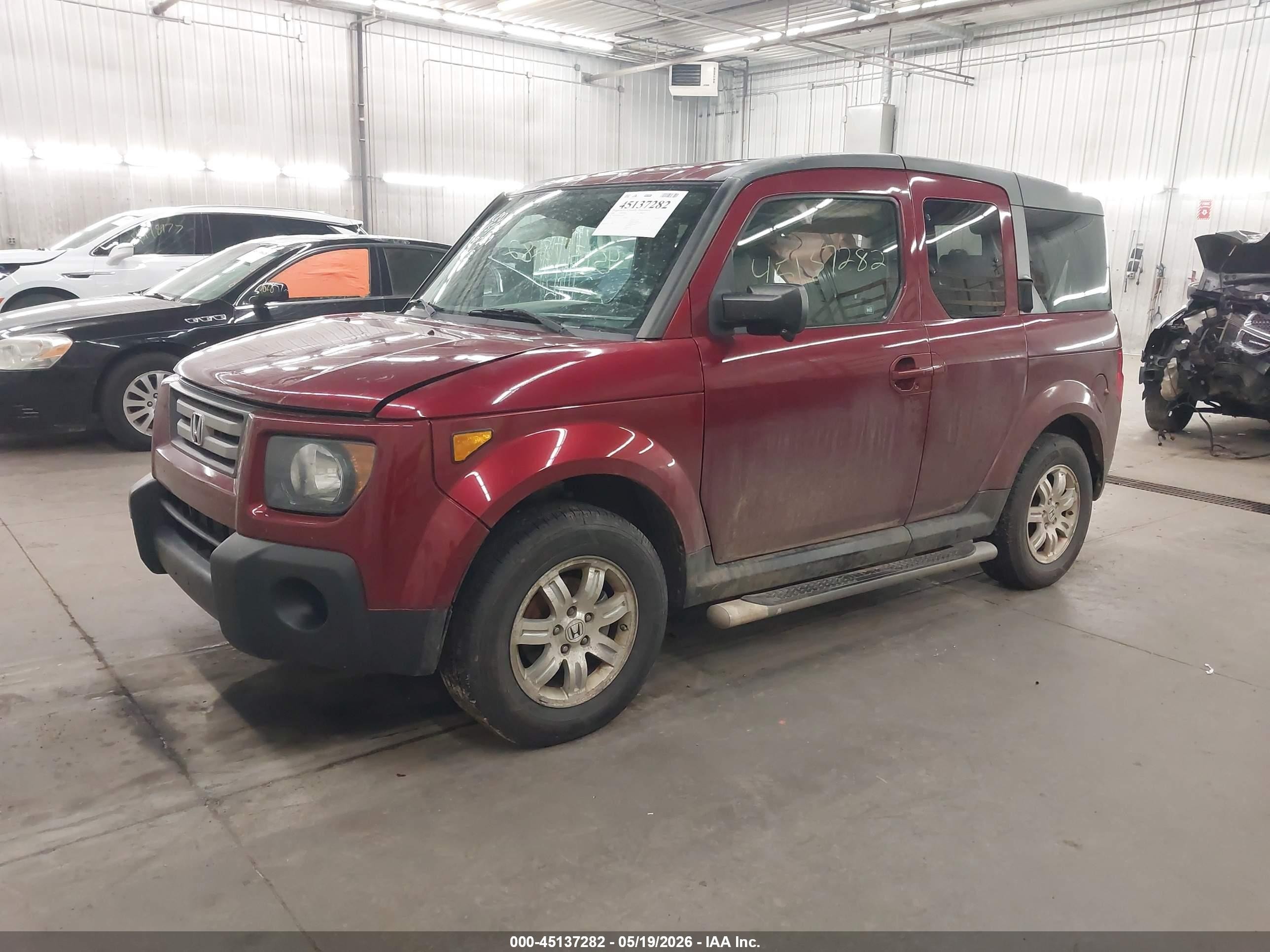 2008 Honda Element Ex Темно-бордовый vin: 5J6YH28708L012663