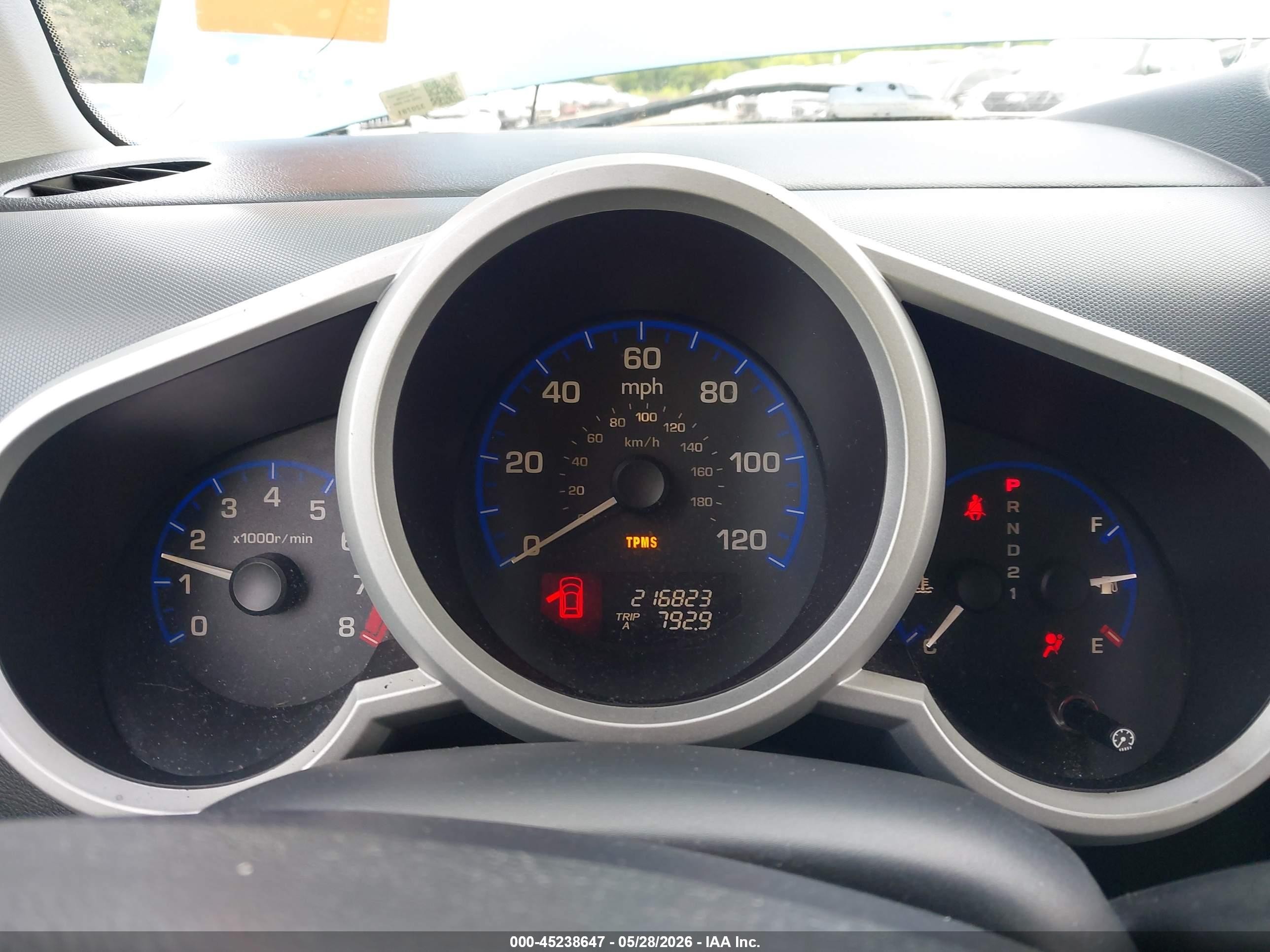 2008 Honda Element Ex Blue vin: 5J6YH28708L015708