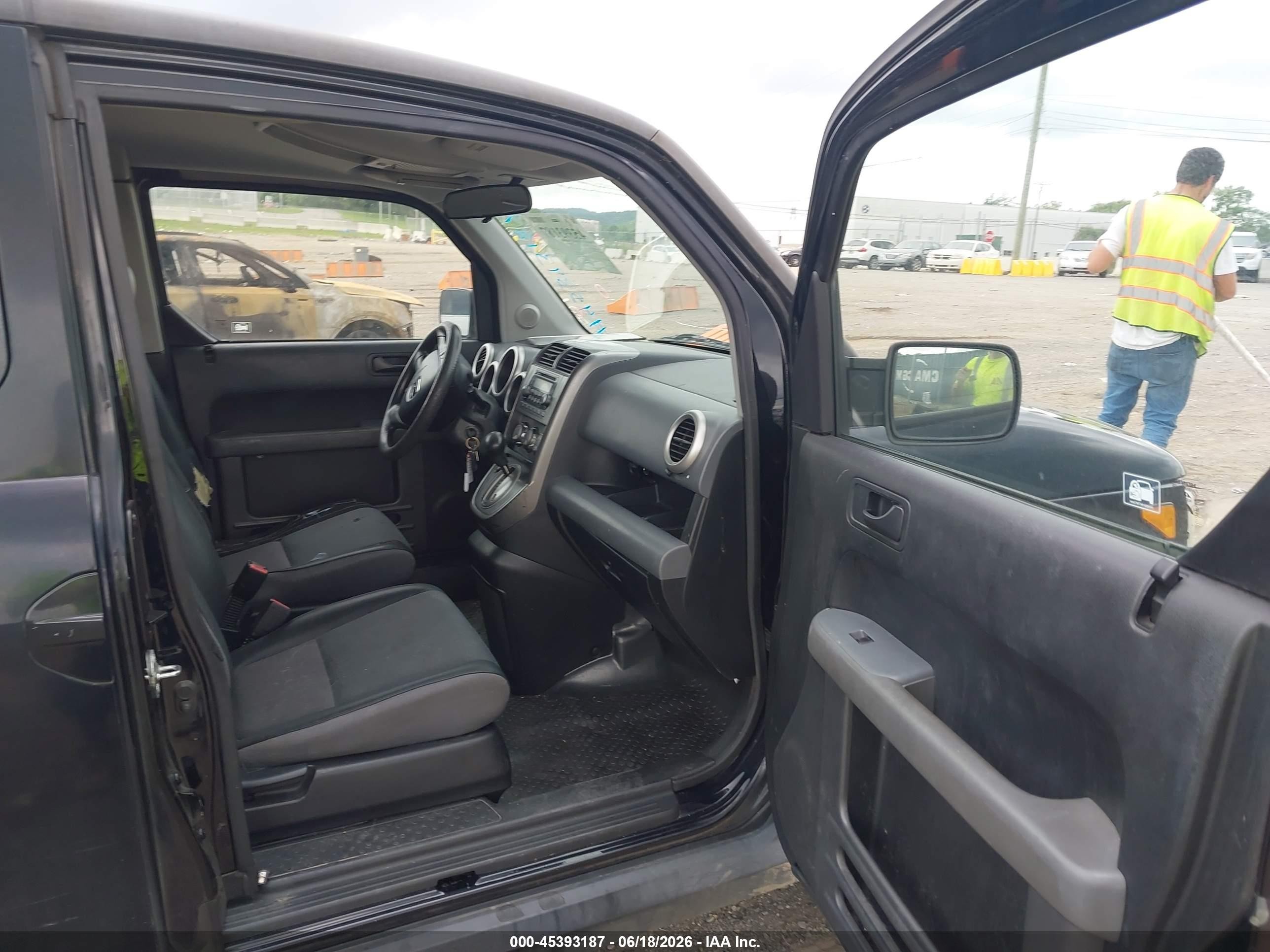 2006 Honda Element Ex-p Black vin: 5J6YH28716L025578