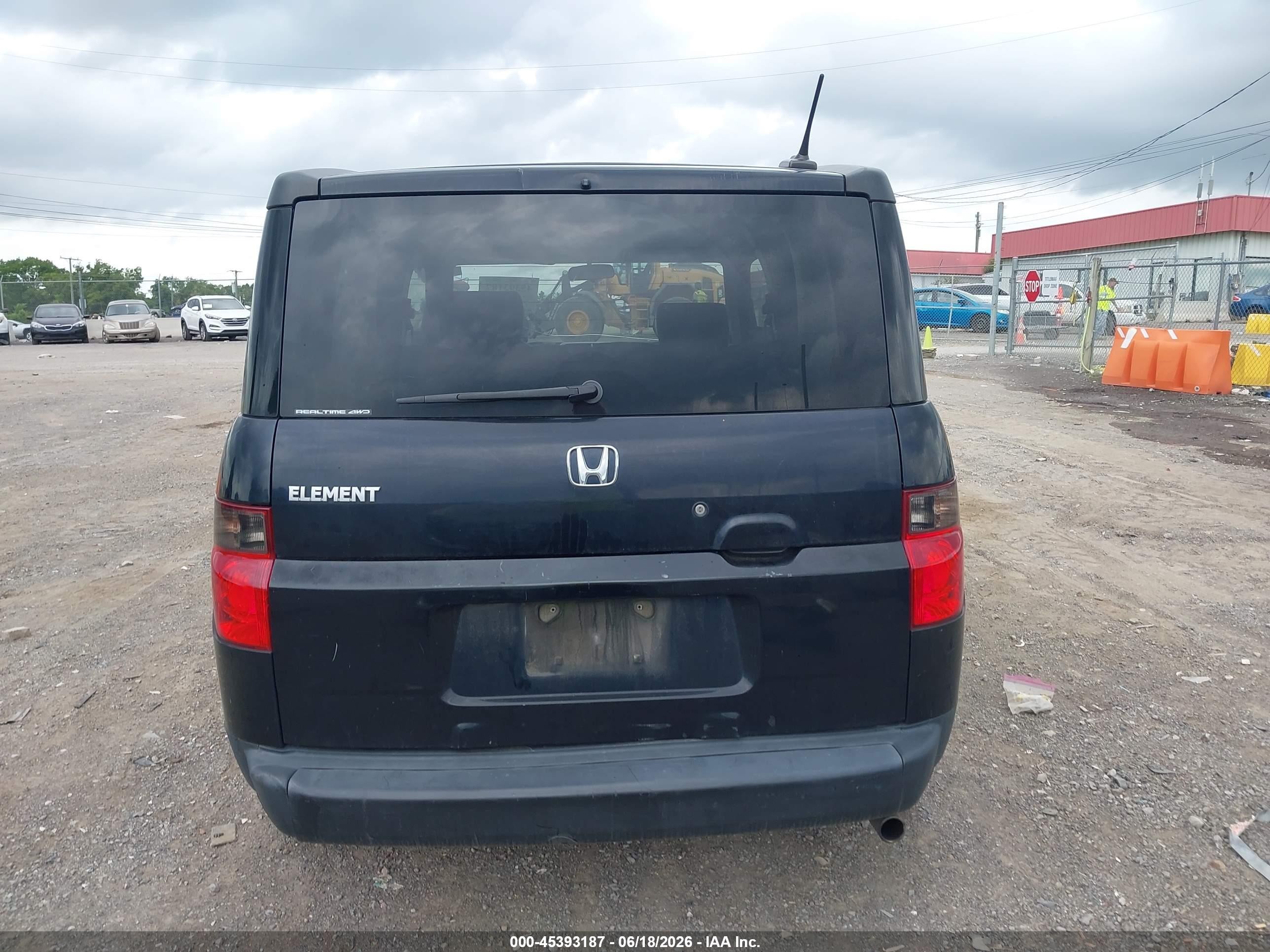 2006 Honda Element Ex-p Black vin: 5J6YH28716L025578