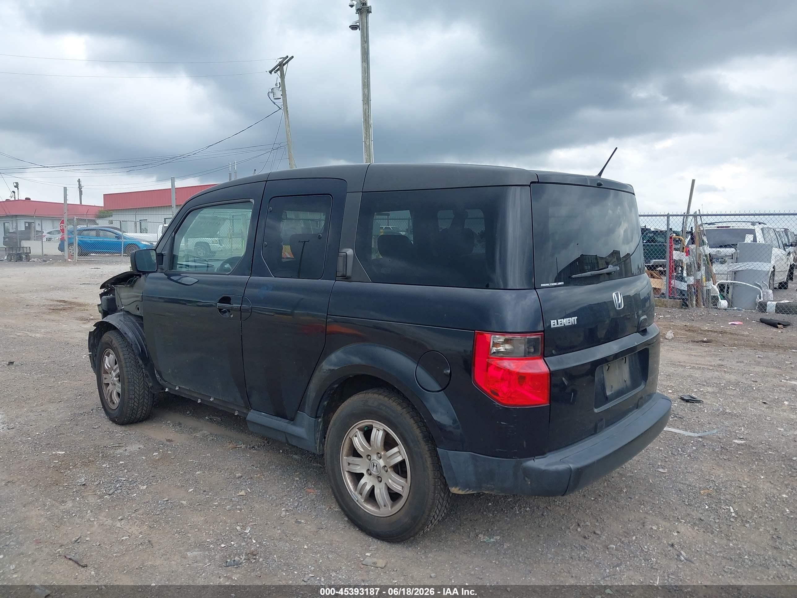 2006 Honda Element Ex-p Black vin: 5J6YH28716L025578
