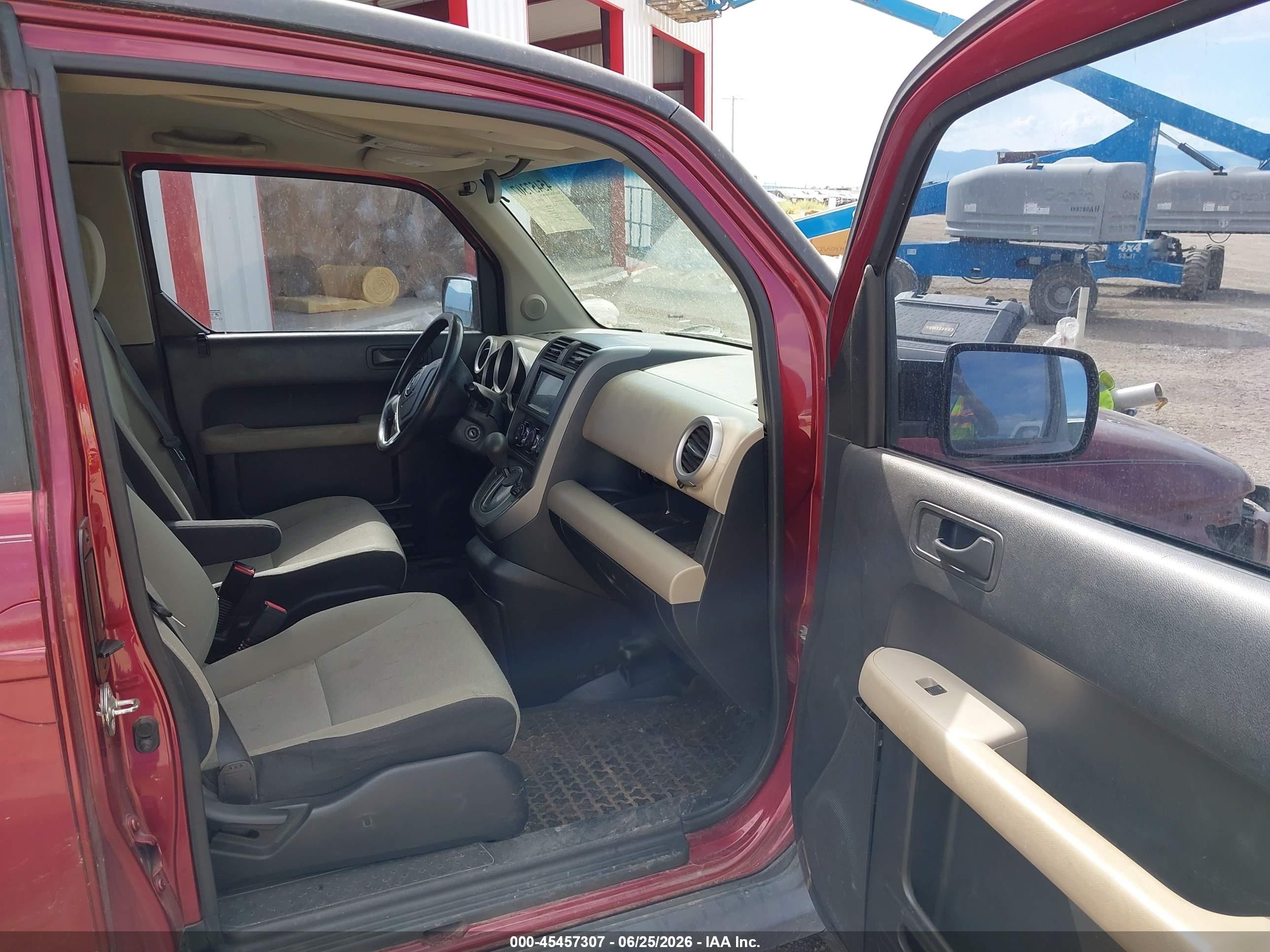 2007 Honda Element Ex Red vin: 5J6YH28717L005686