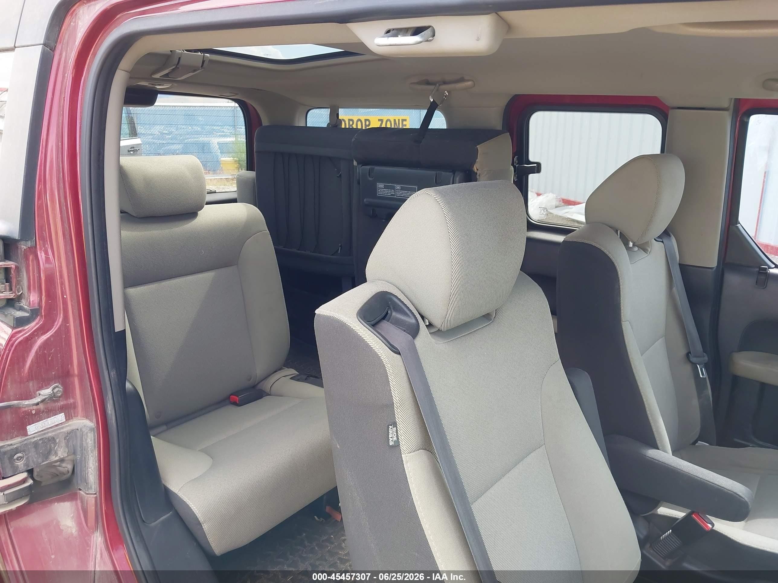 2007 Honda Element Ex Red vin: 5J6YH28717L005686