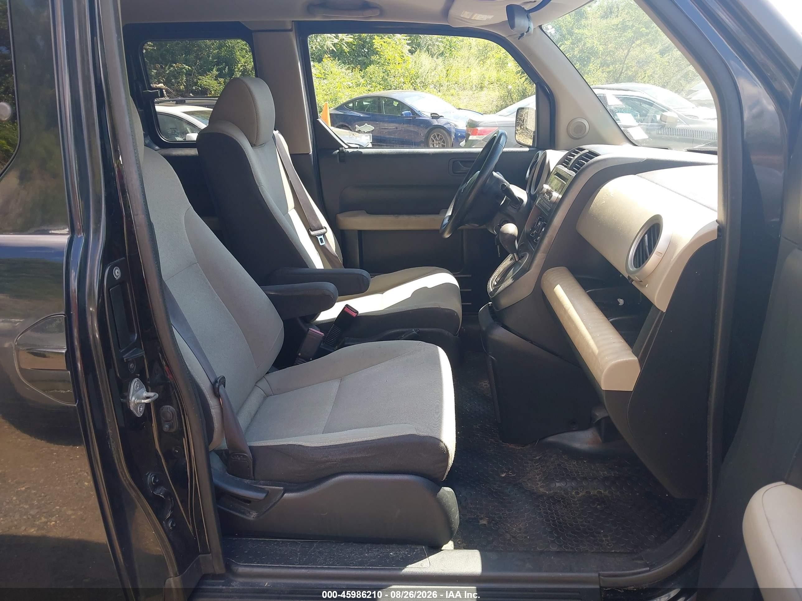 2007 Honda Element Ex Black vin: 5J6YH28717L005736