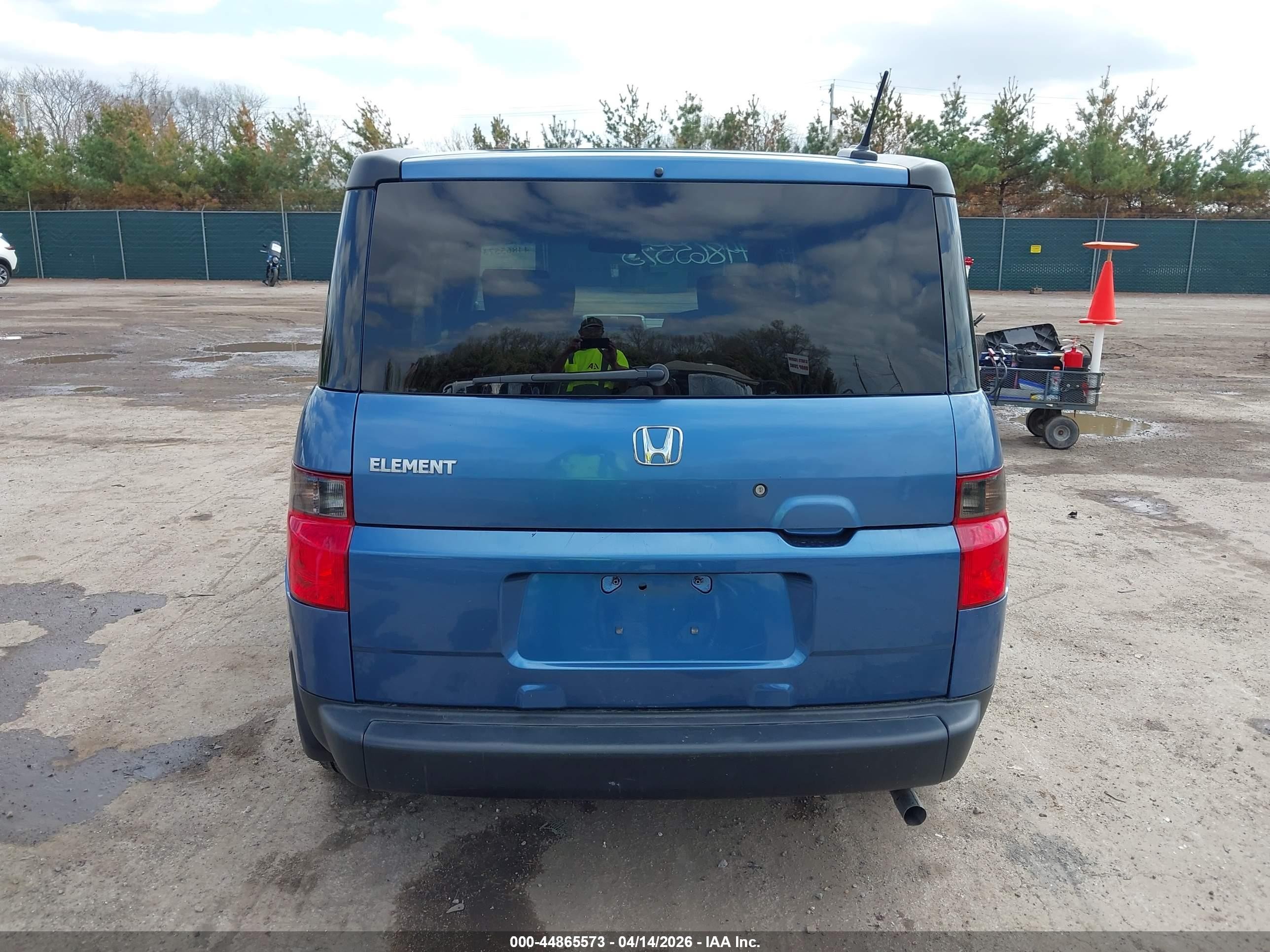 2007 Honda Element Ex Blue vin: 5J6YH28717L015697