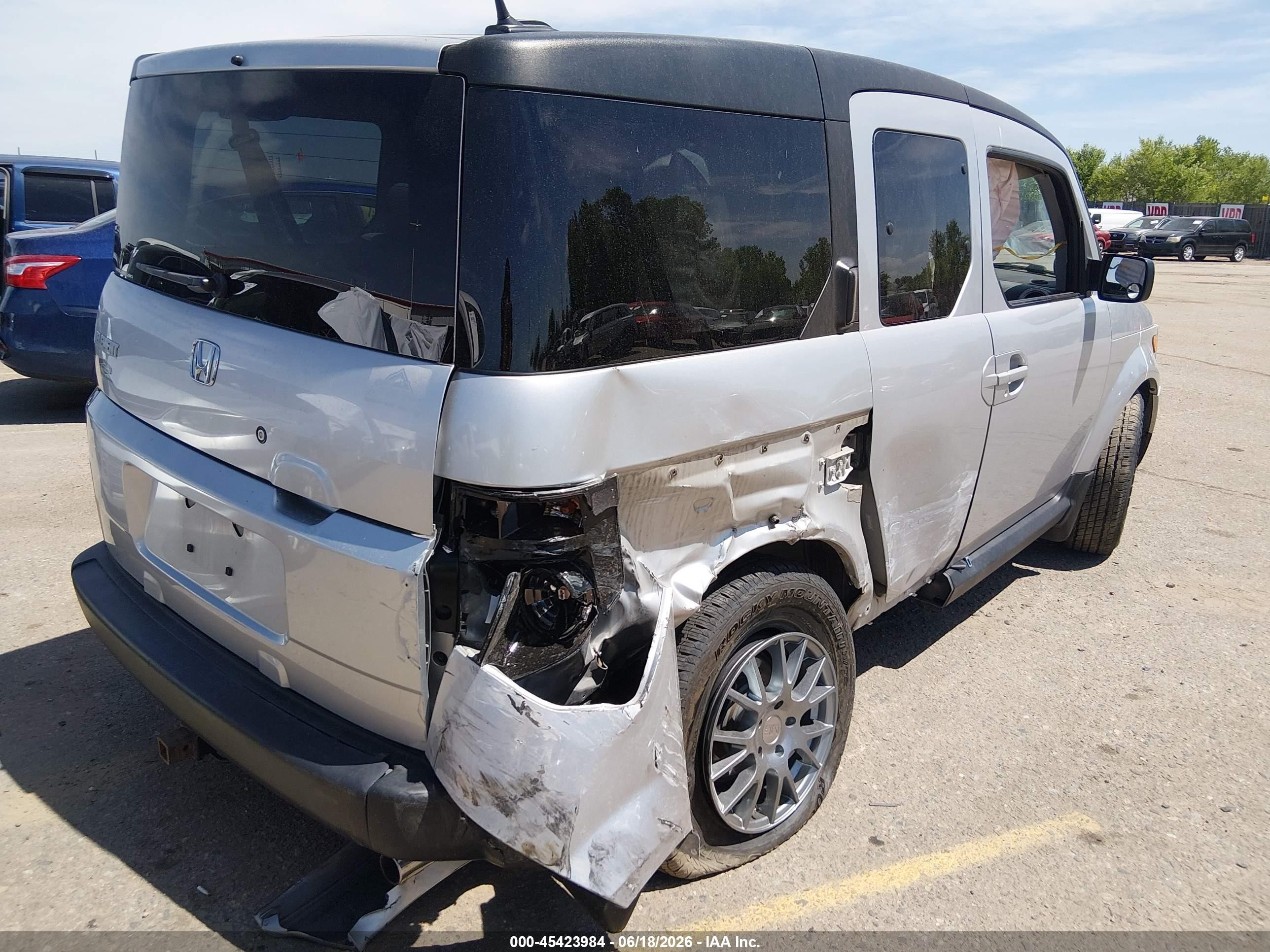 2008 Honda Element Ex Серый vin: 5J6YH28718L012395