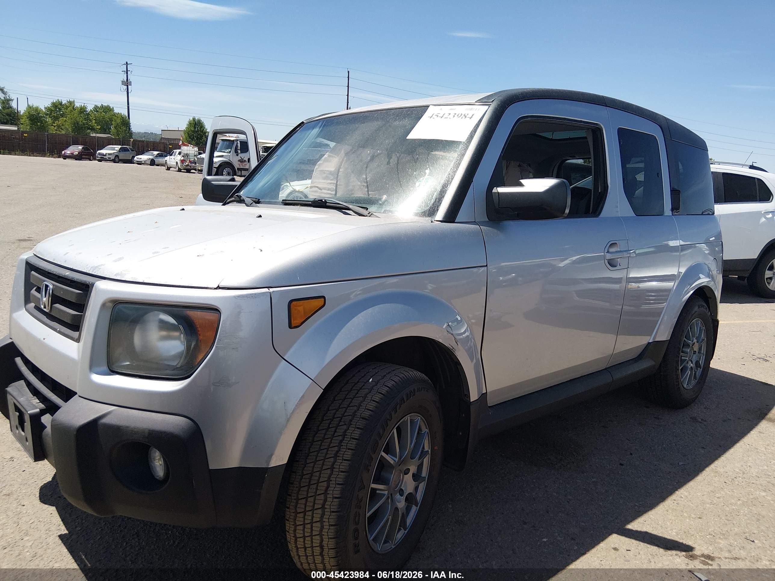 2008 Honda Element Ex Серый vin: 5J6YH28718L012395