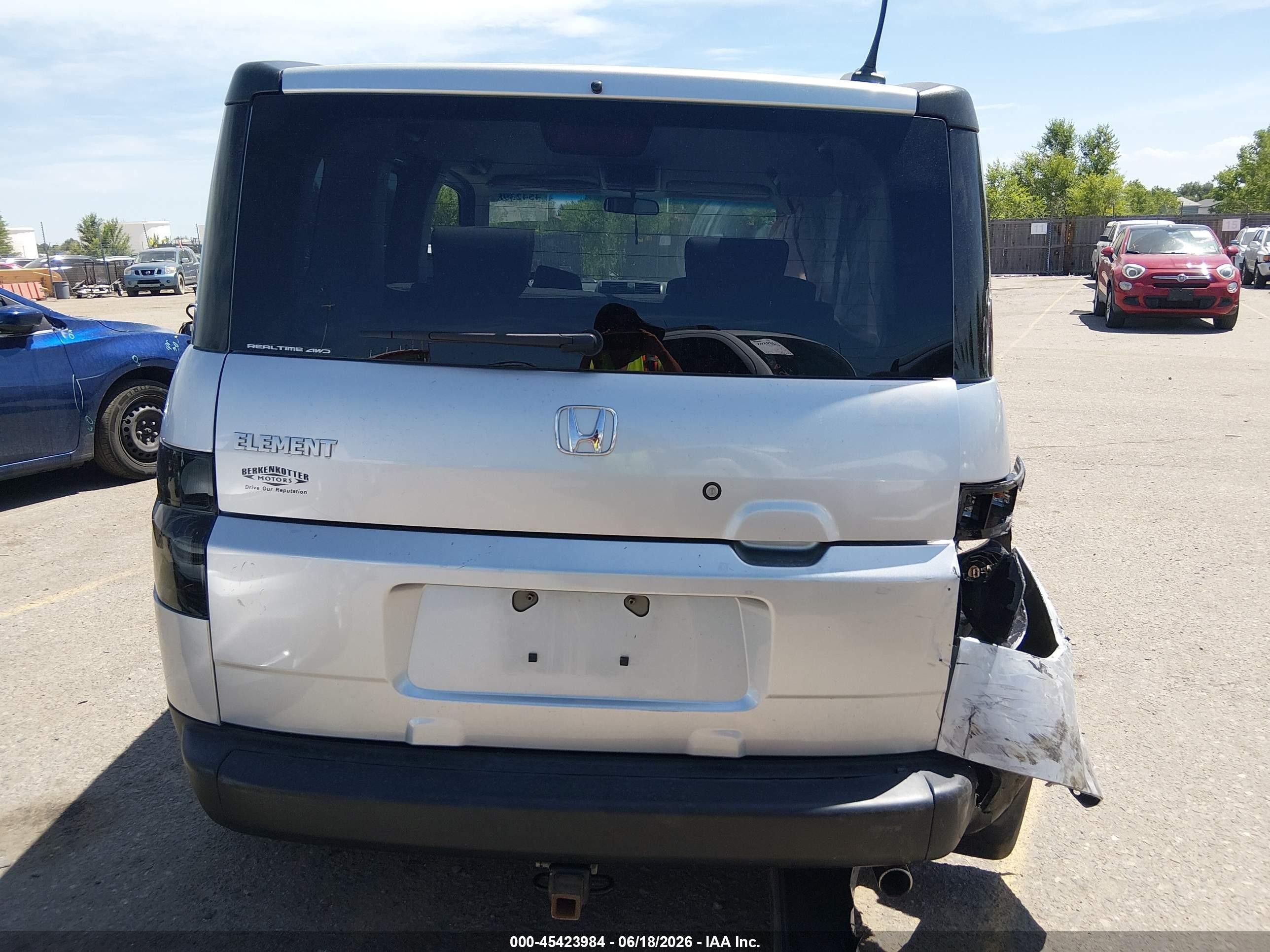2008 Honda Element Ex Серый vin: 5J6YH28718L012395