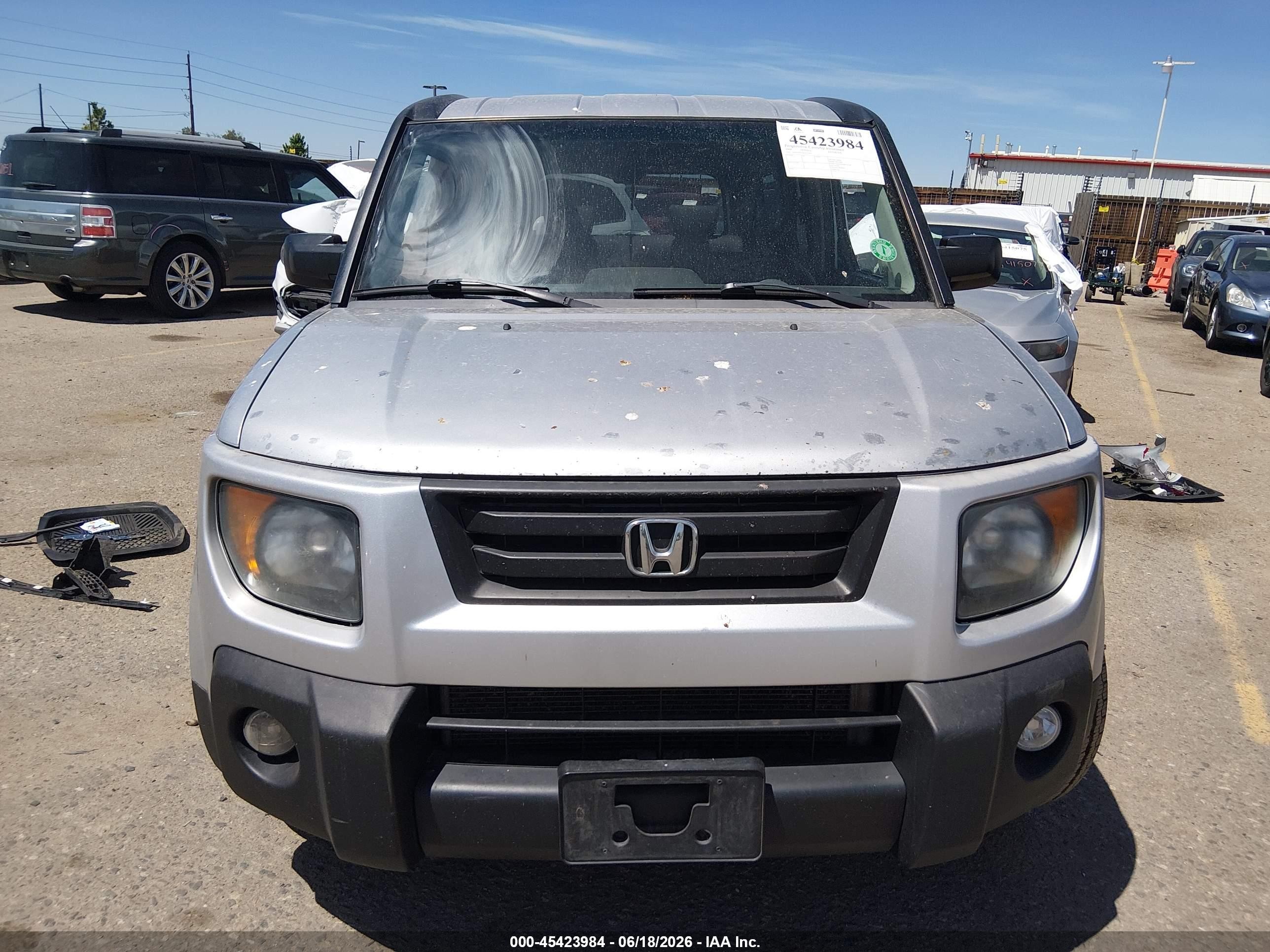 2008 Honda Element Ex Серый vin: 5J6YH28718L012395