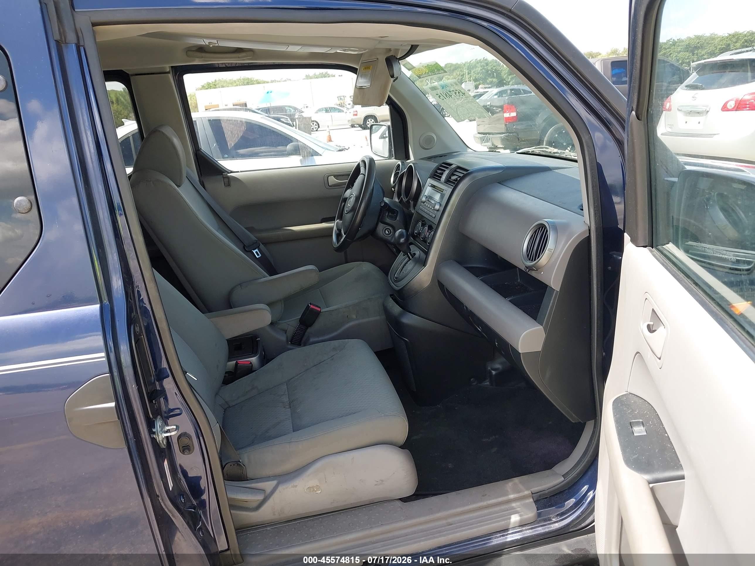 2009 Honda Element Ex Blue vin: 5J6YH28719L002211