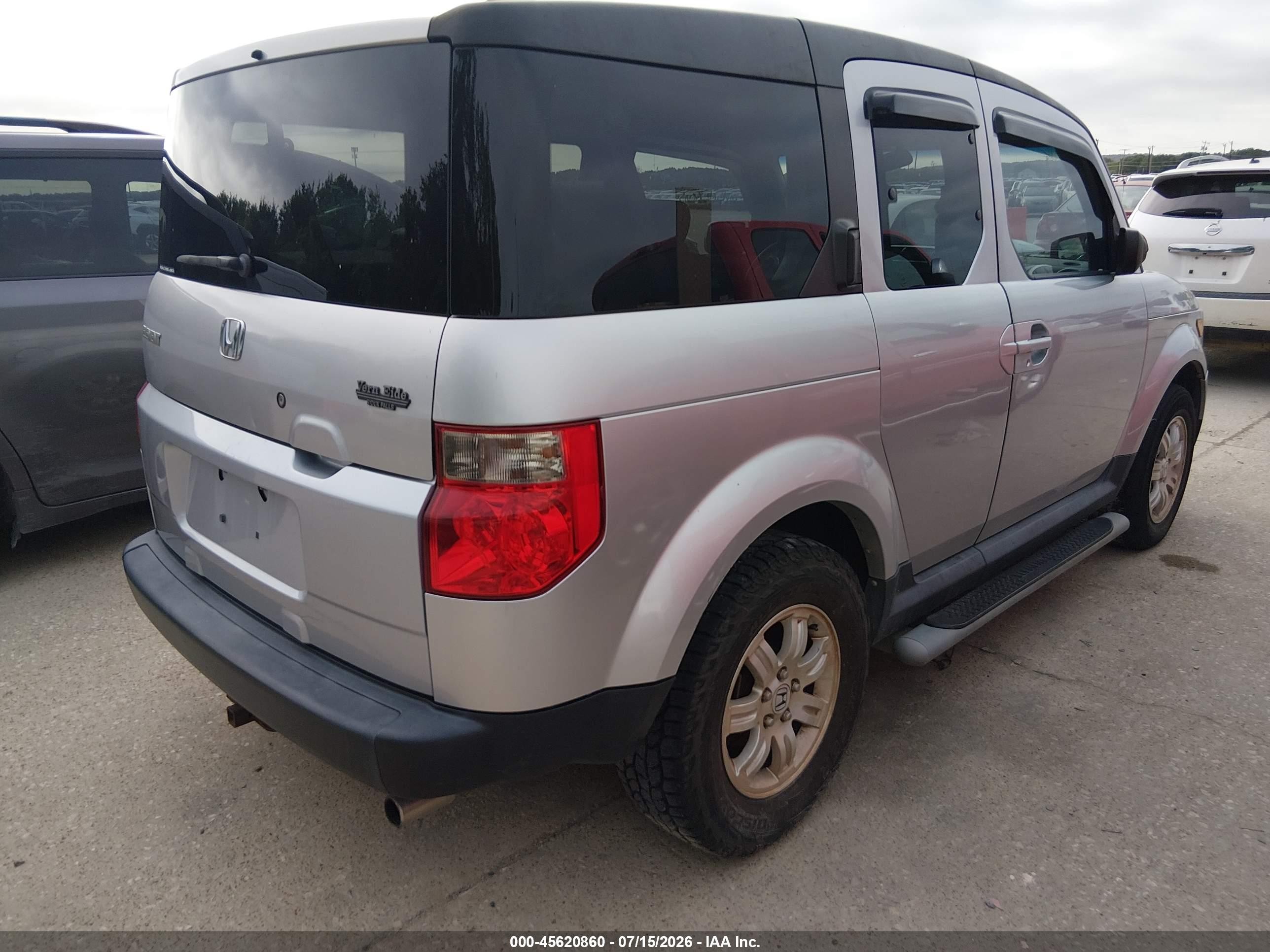 2006 Honda Element Ex-p Silver vin: 5J6YH28726L000348