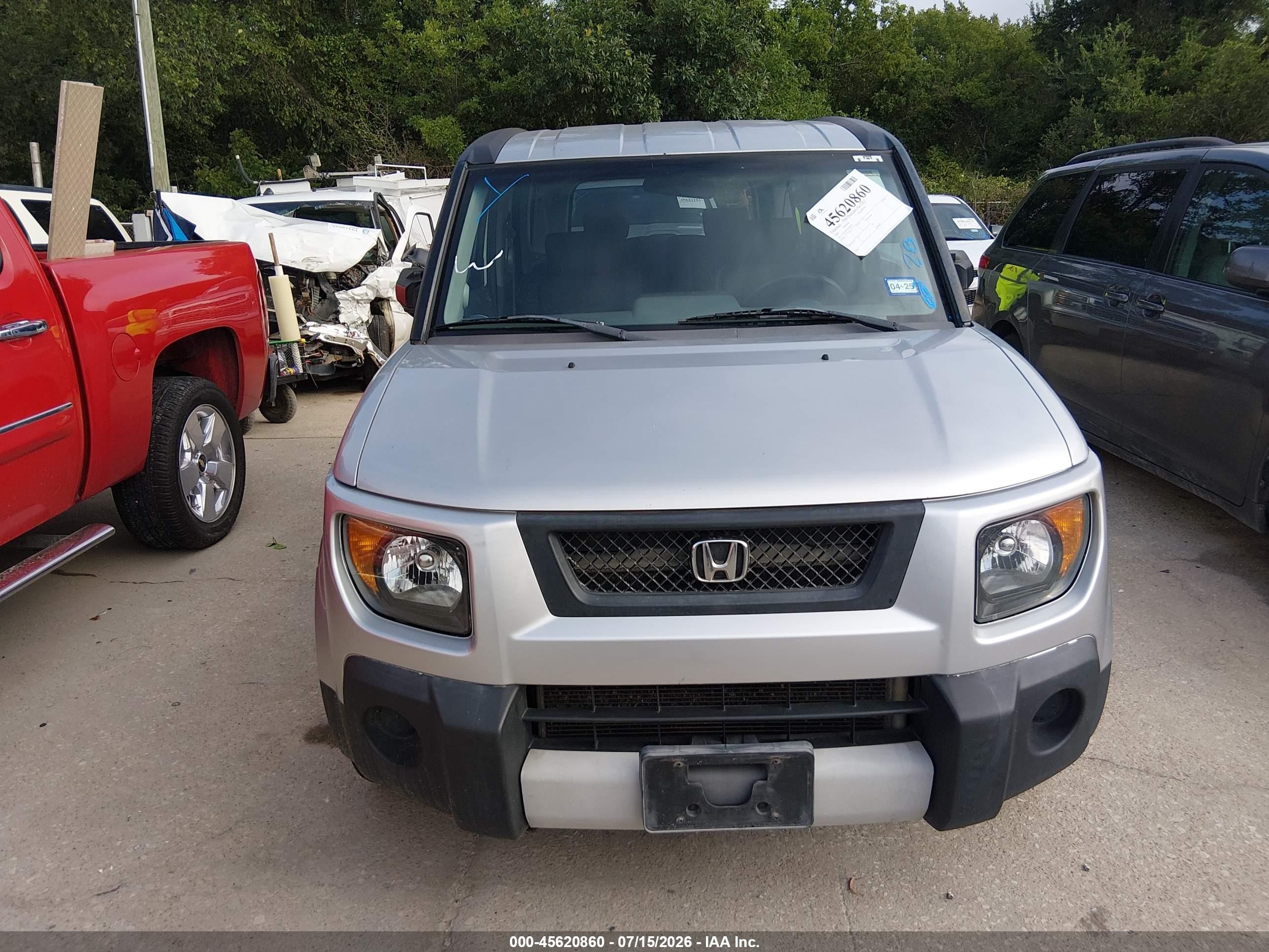 2006 Honda Element Ex-p Silver vin: 5J6YH28726L000348