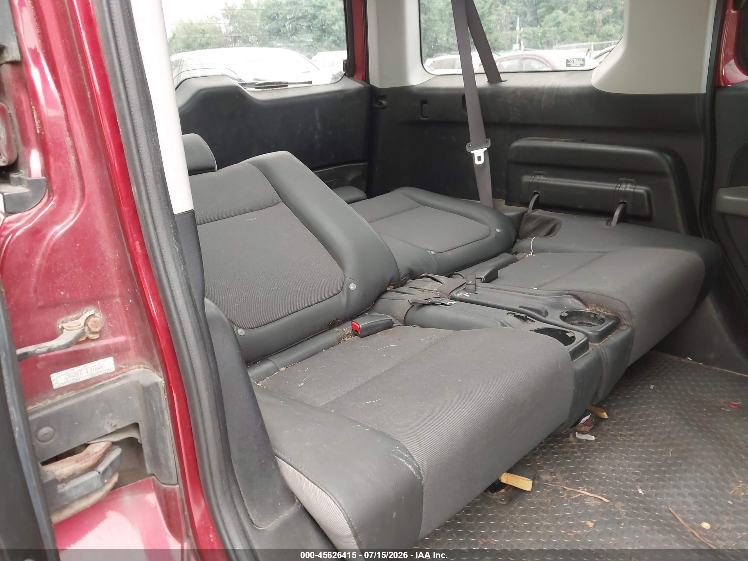 2006 Honda Element Ex-p Red vin: 5J6YH28726L018445