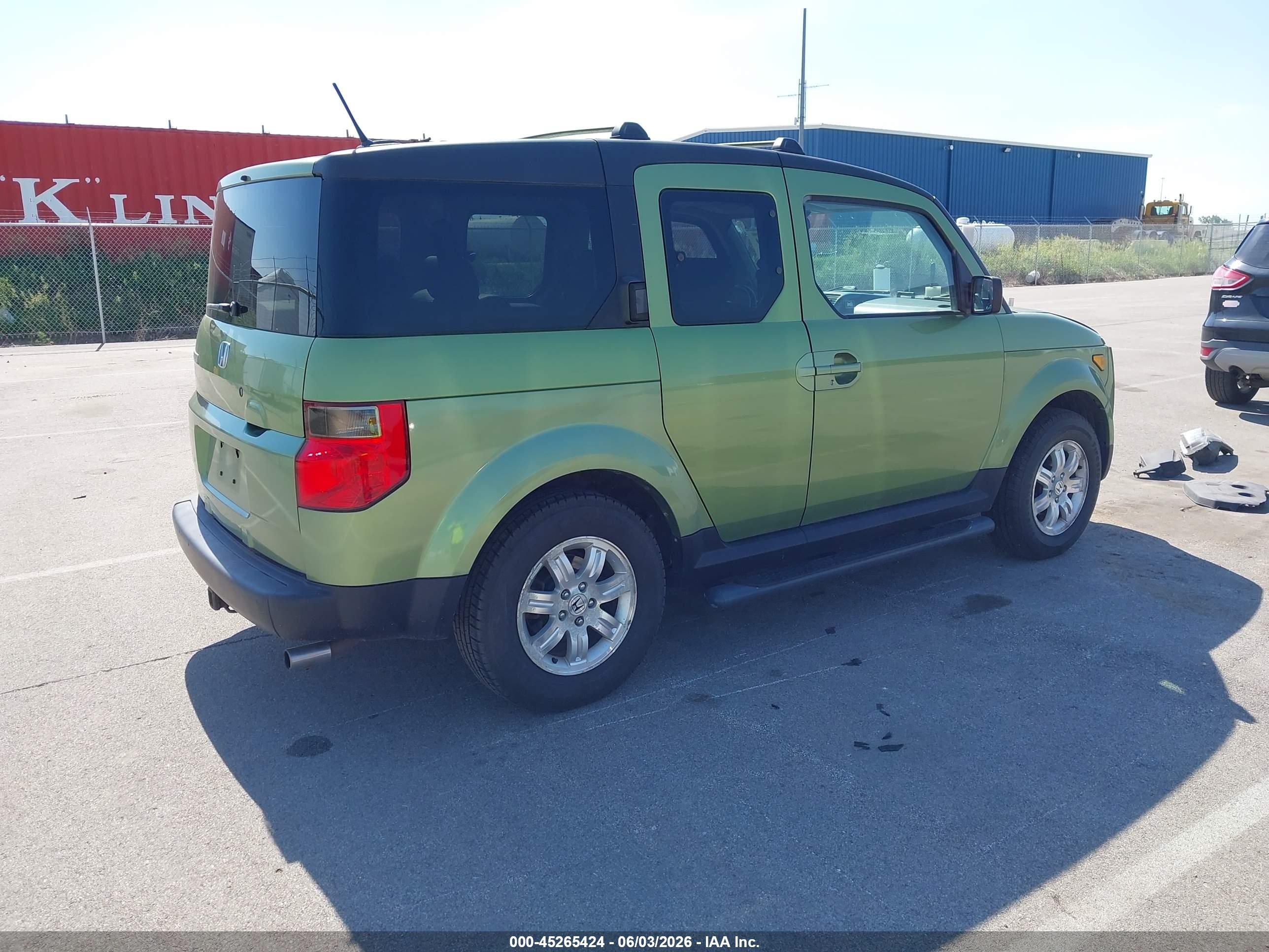 2006 Honda Element Ex-p Green vin: 5J6YH28726L018641