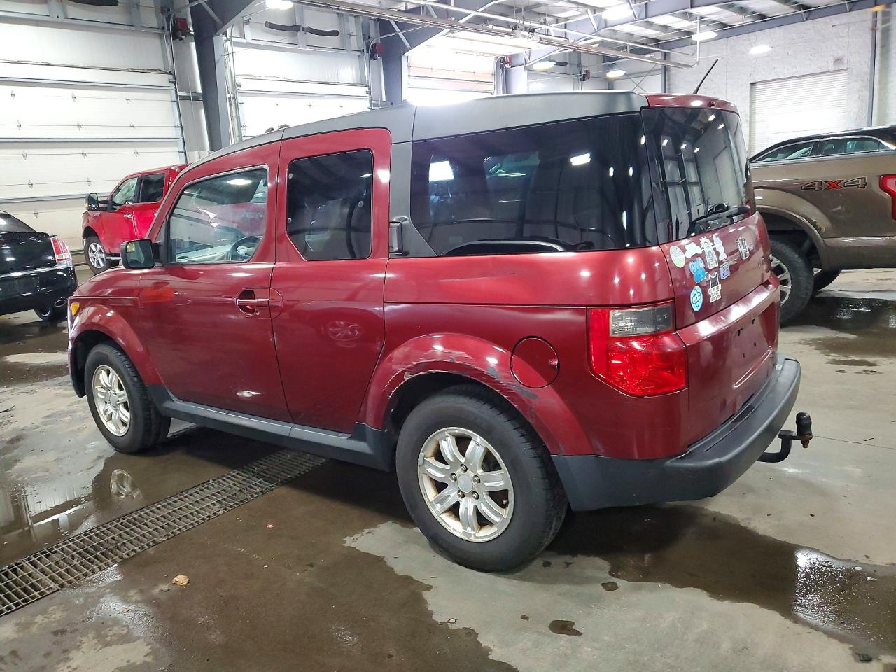 2007 Honda Element Ex Бордовый vin: 5J6YH28727L003168