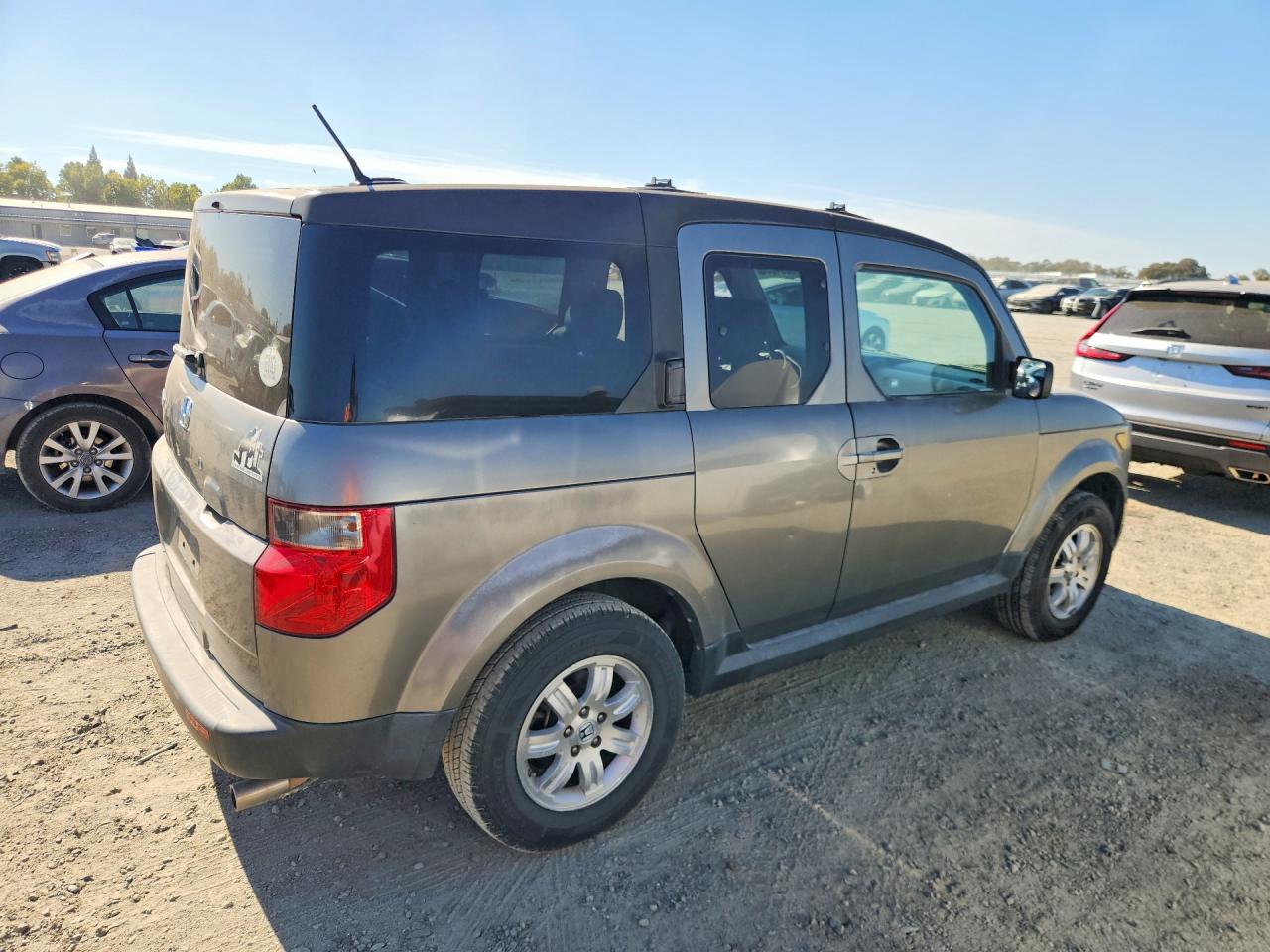 2007 Honda Element Ex Gray vin: 5J6YH28727L007138