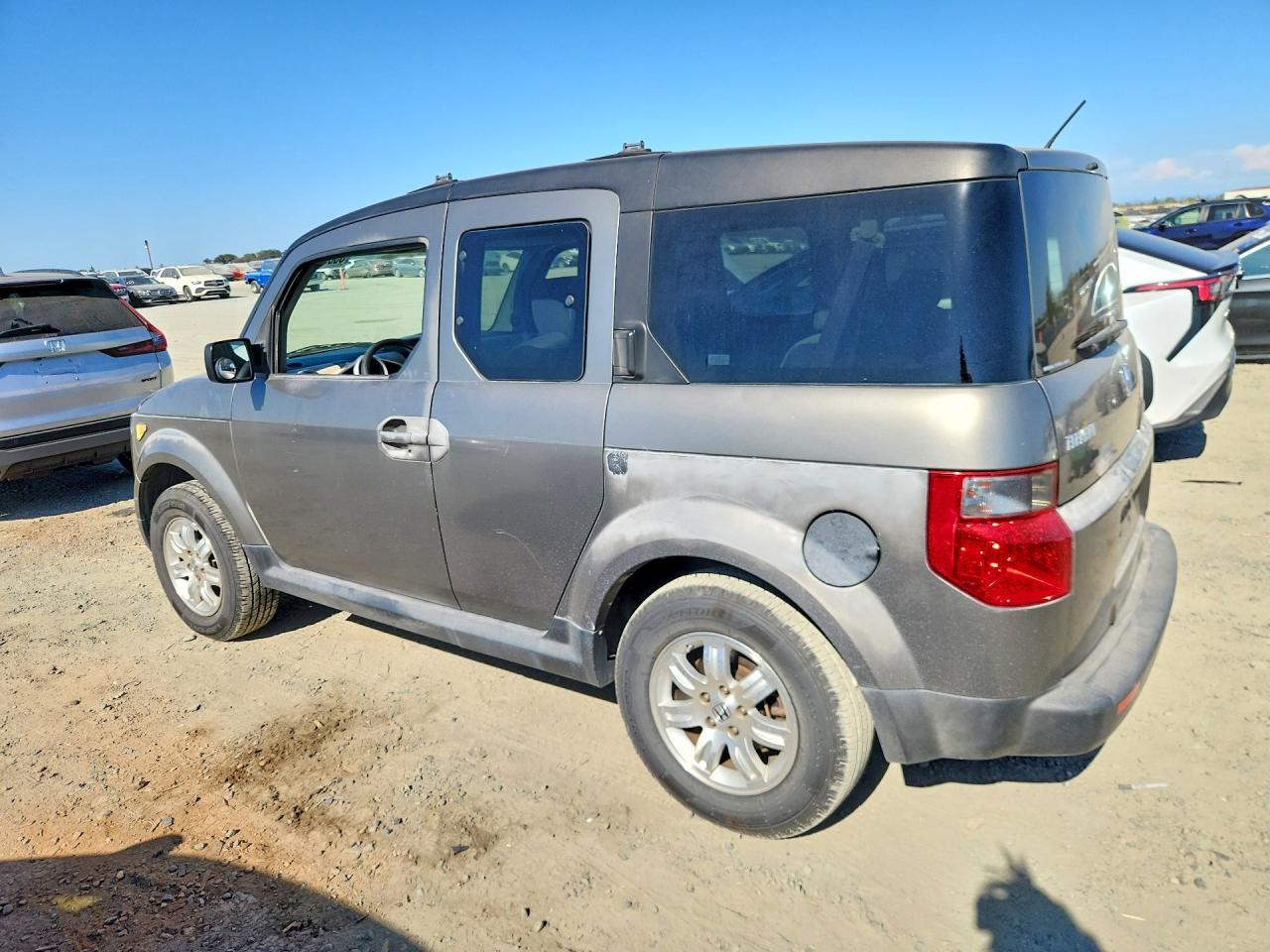 2007 Honda Element Ex Gray vin: 5J6YH28727L007138